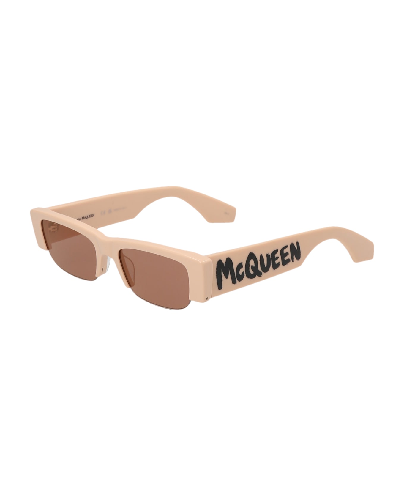 Alexander McQueen 'mcqueen Graffiti' Sunglasses - Pink