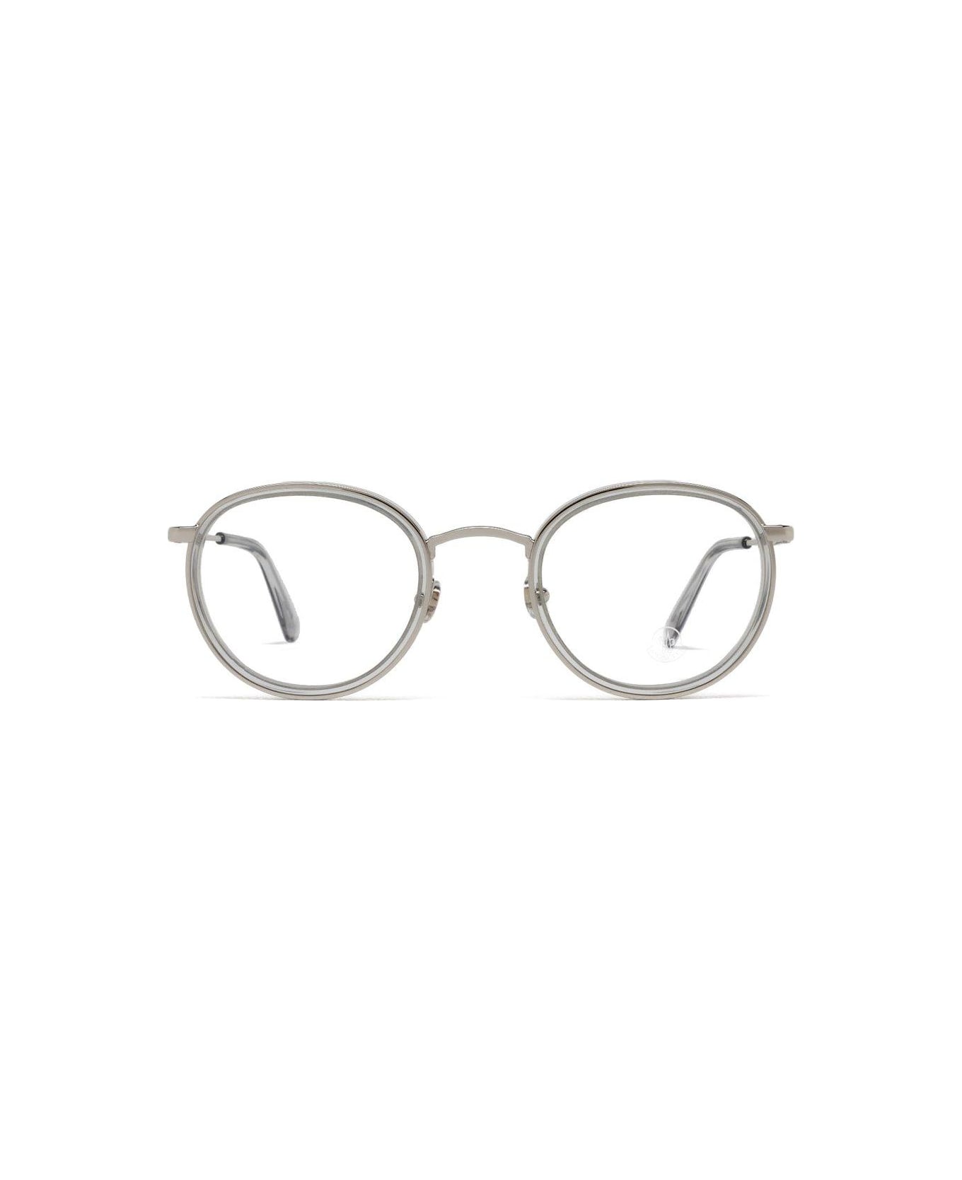 メガネ Moncler Eyeglass Frame ML5159D 014 Windsor Round Asian Fit Moncler Eyeglass Frame ML5159D 014 Windsor Round Asian Fit