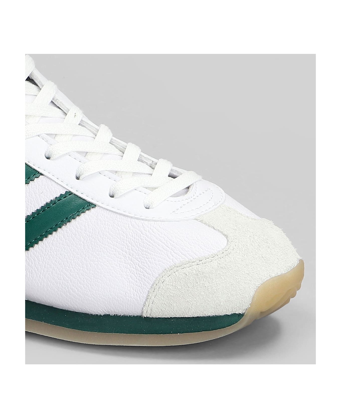 Adidas Country Japan Sneakers In White Leather - white