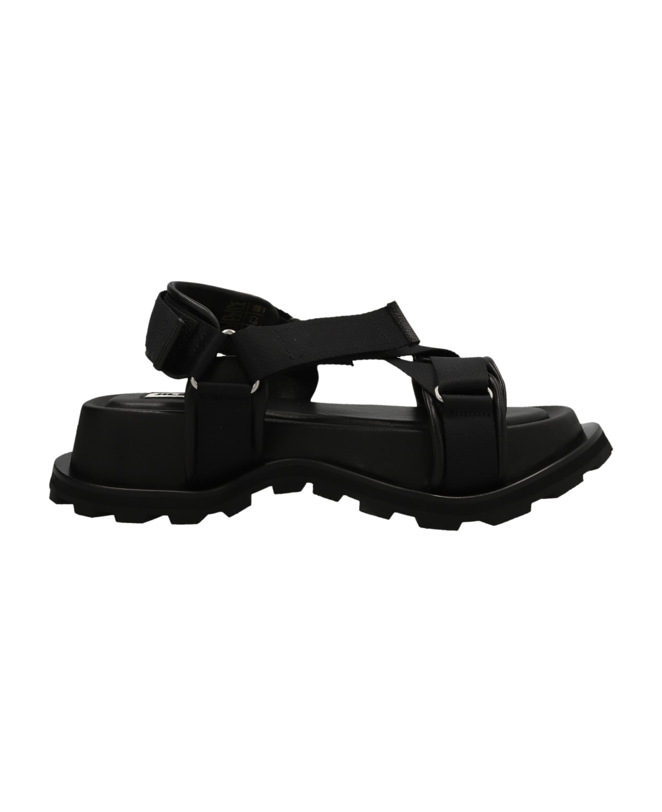 Jil Sander Oversize Sandals - Black