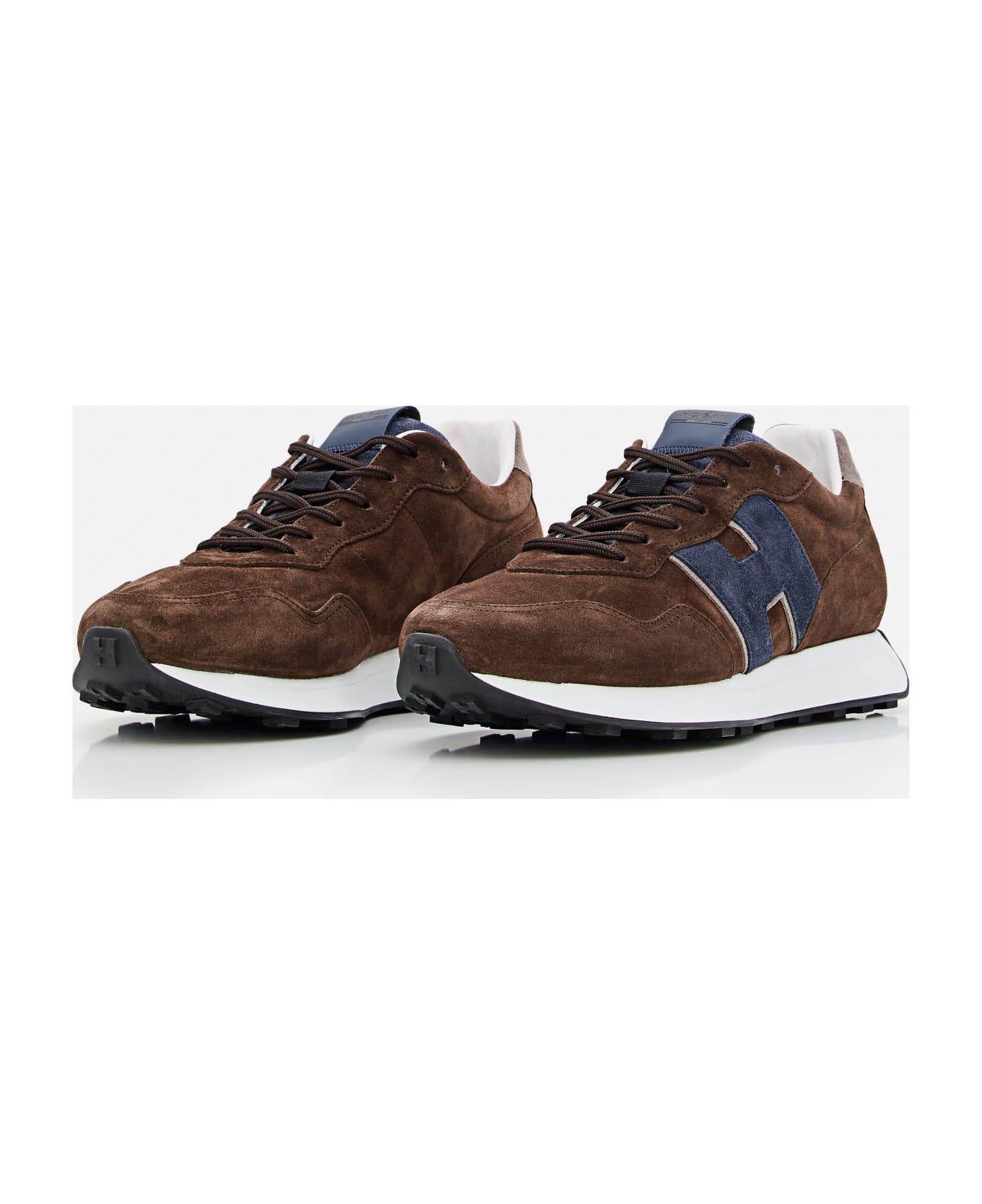 Hogan H601 Leather Low-top Sneakers - Brown