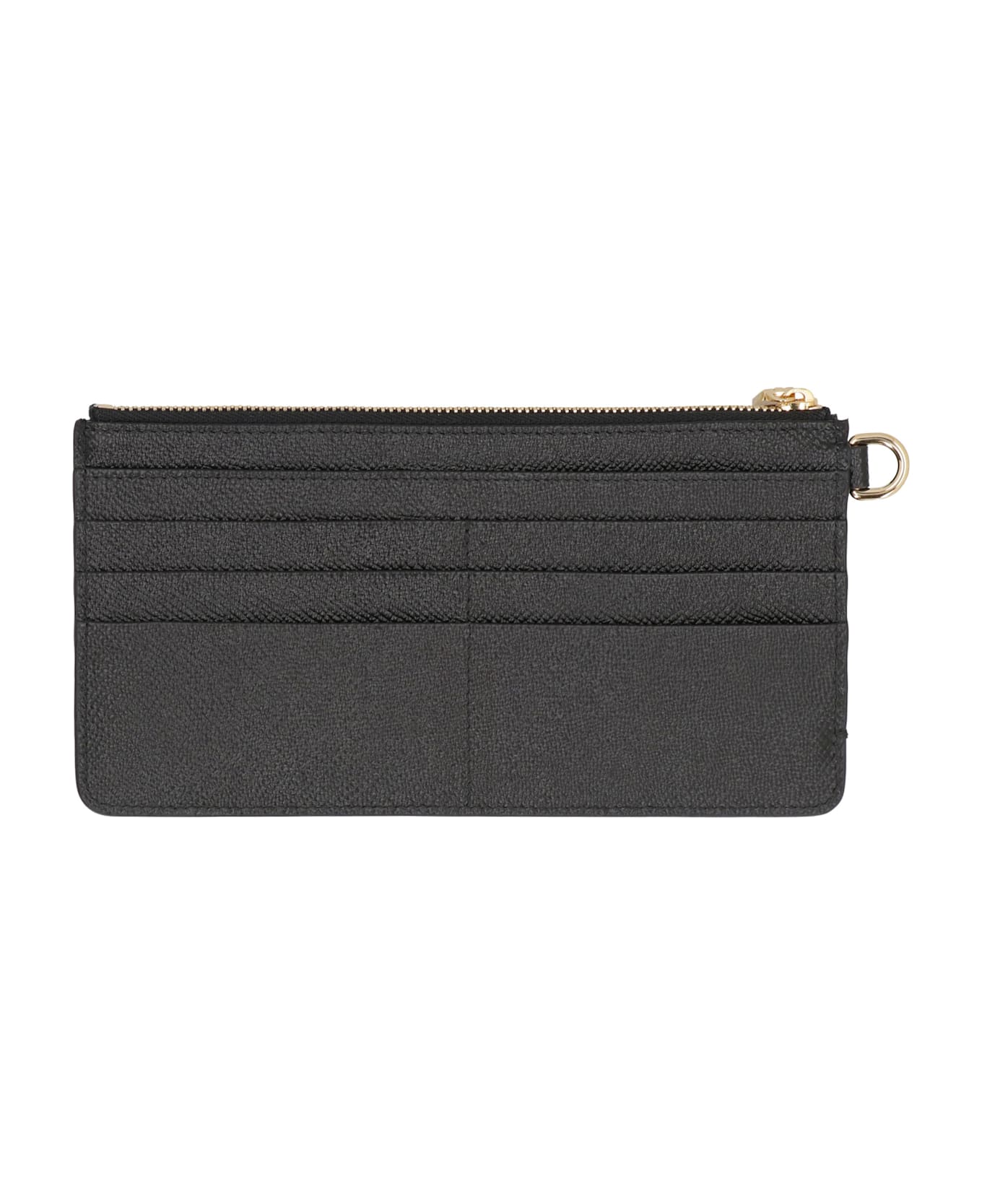 Dolce 
Gabbana Dauphine-print Leather Wallet - black