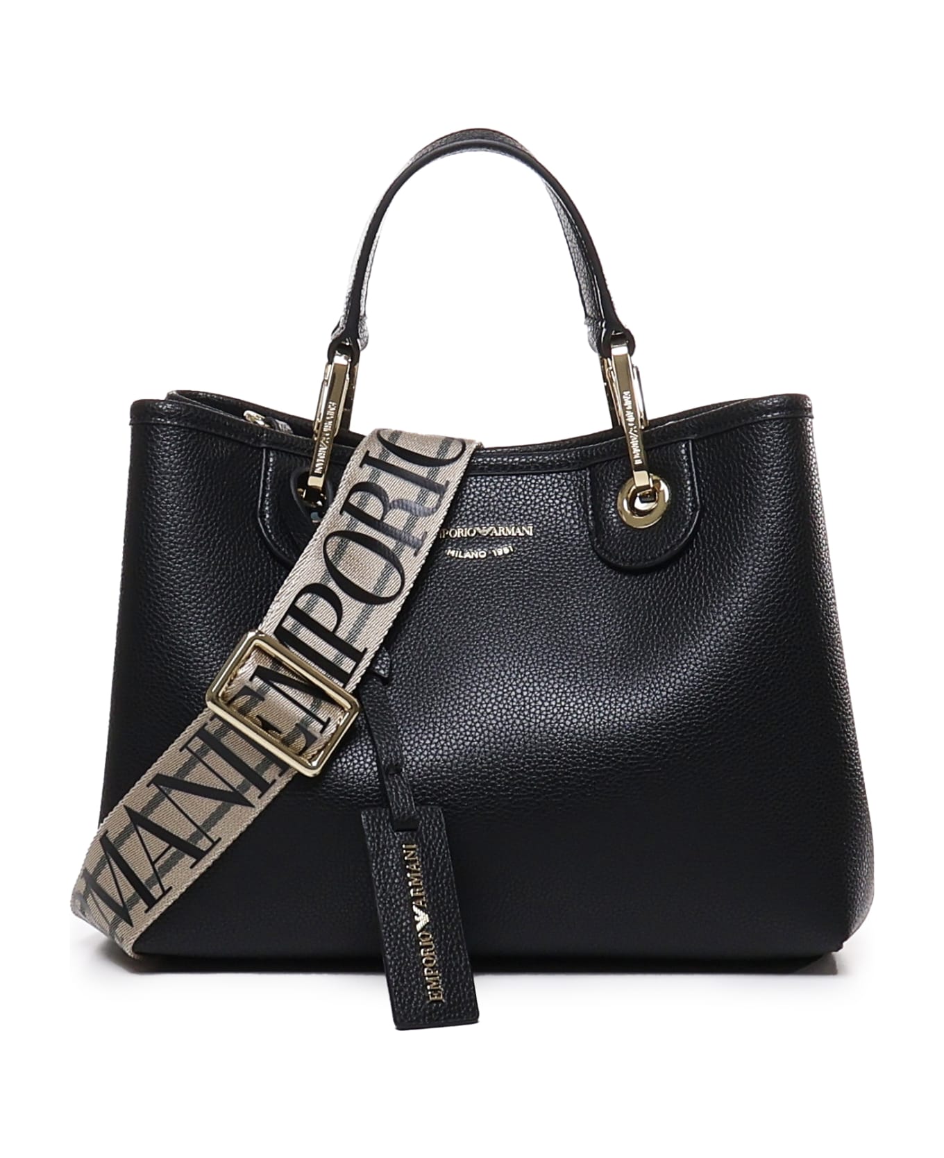 Emporio Armani Handbag With Logo Shoulder Strap