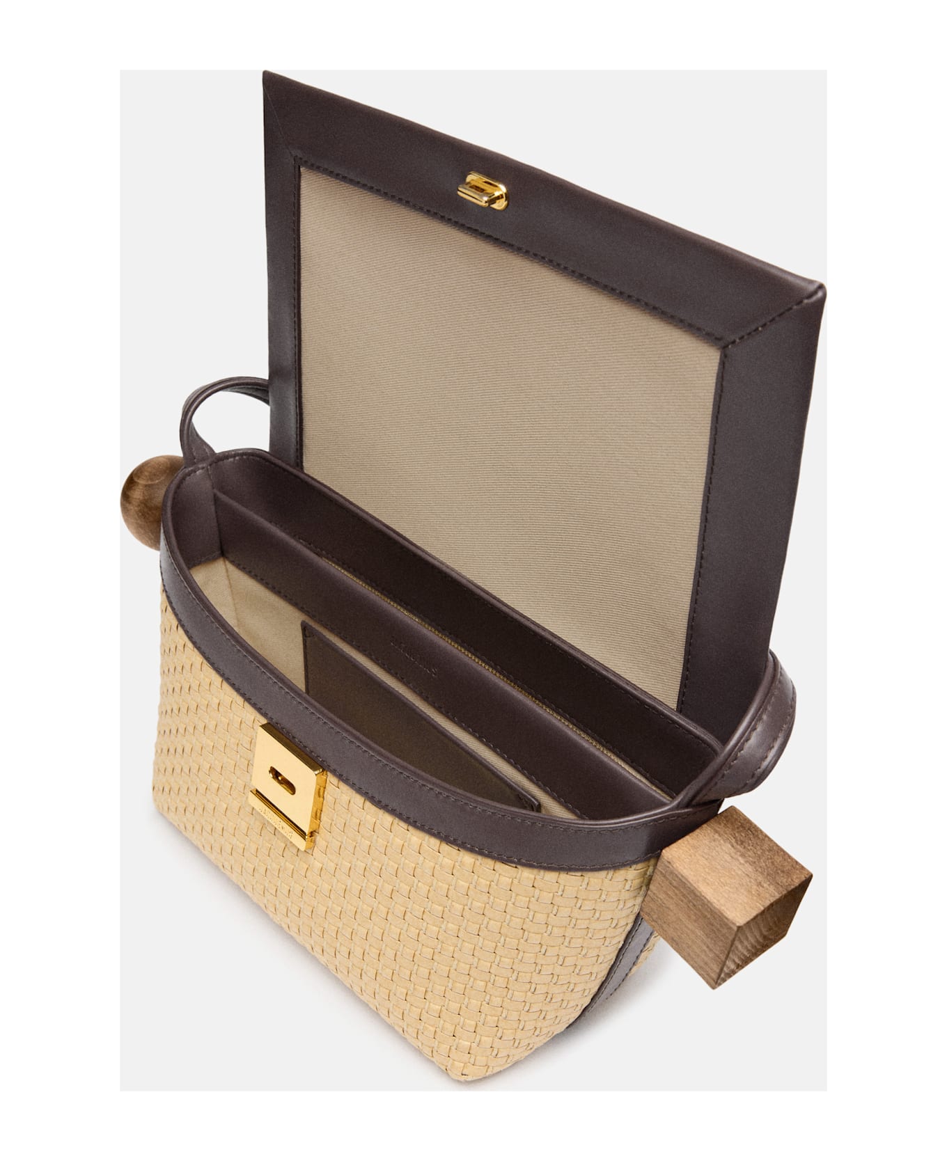 Jacquemus Le Rond Carre Shoulder Bag - Natural