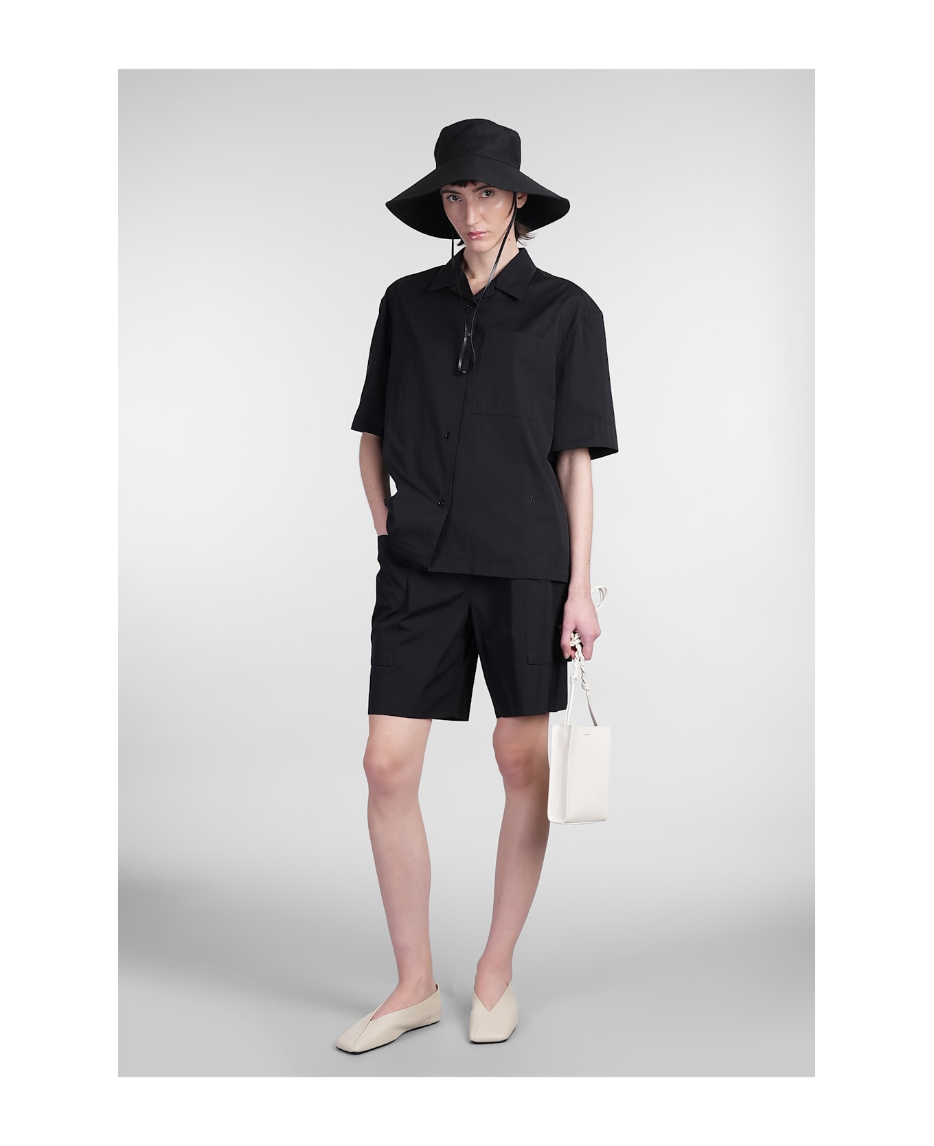 Jil Sander Shirt 164 Shirt In Black Cotton - black