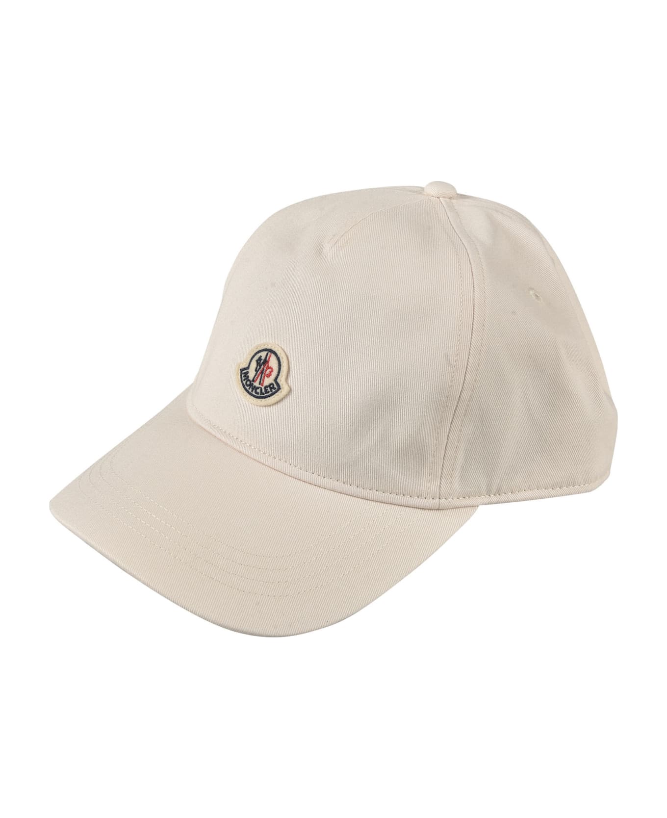 Moncler Logo Patched Baseball Cap - White