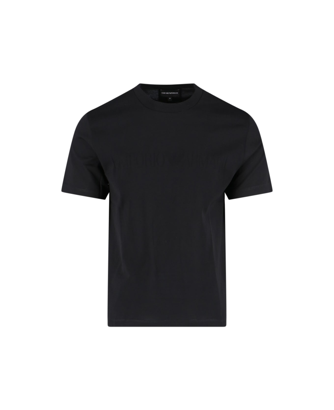 Emporio Armani Logo T-shirt - BLACK