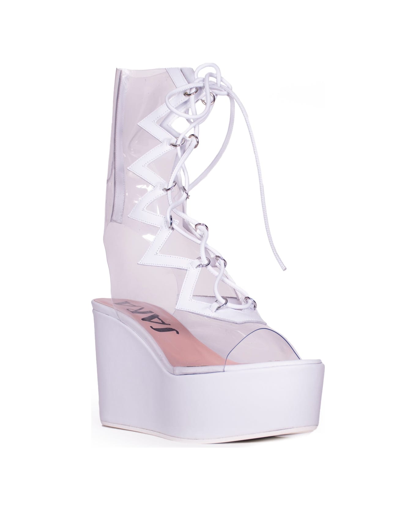 Sara Battaglia Hot Stuff - White 
Transparent 