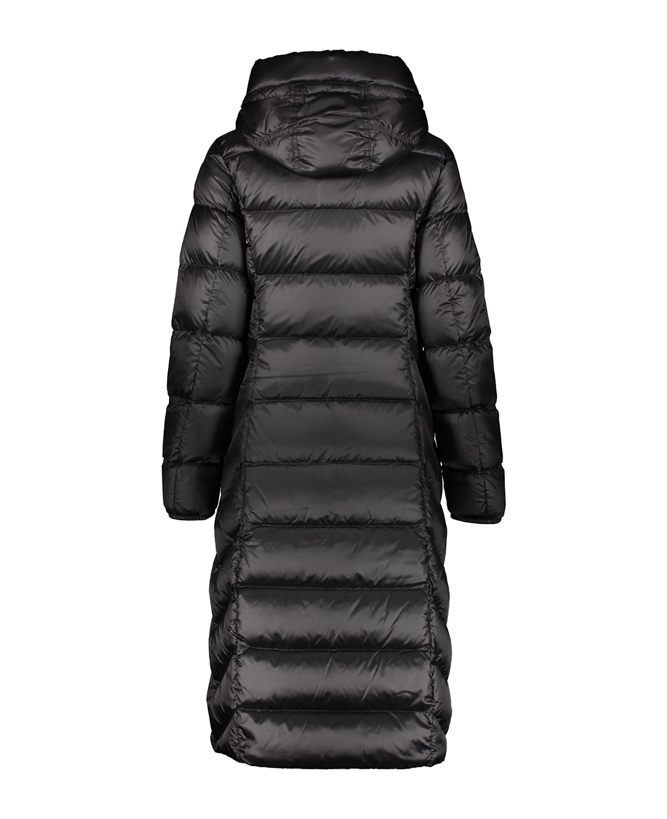 Parajumpers Padded Long Jacket With Hood - black