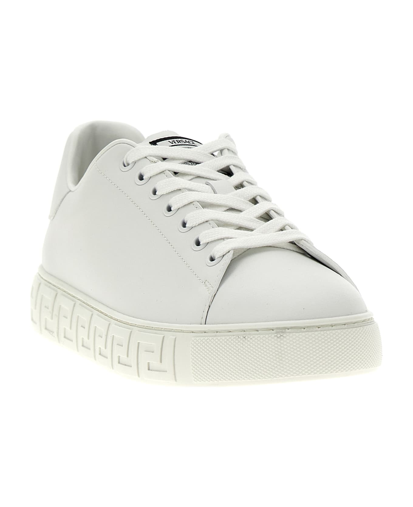 Versace 'greca' Sneakers - White