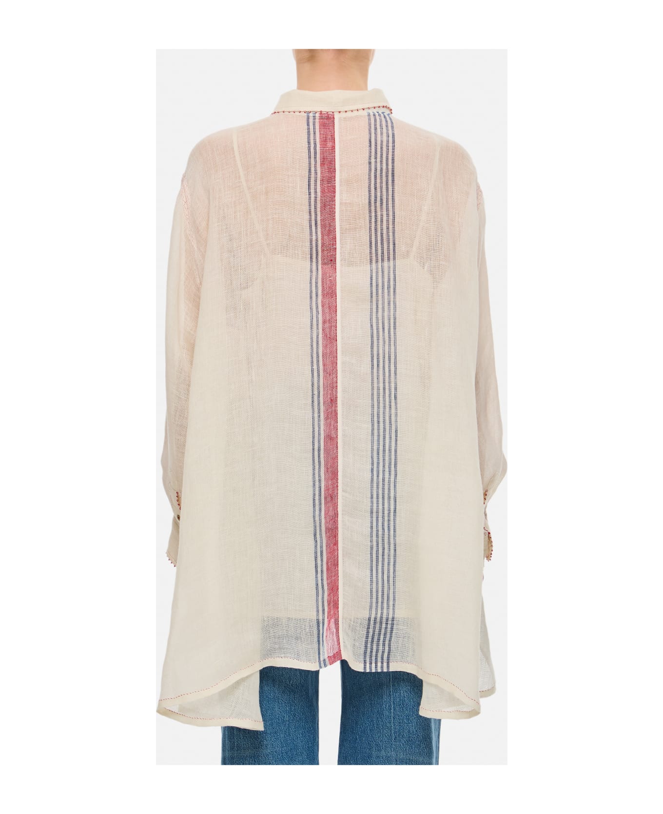 Péro Silk Pattern Shirt - MultiColour ブラウス
