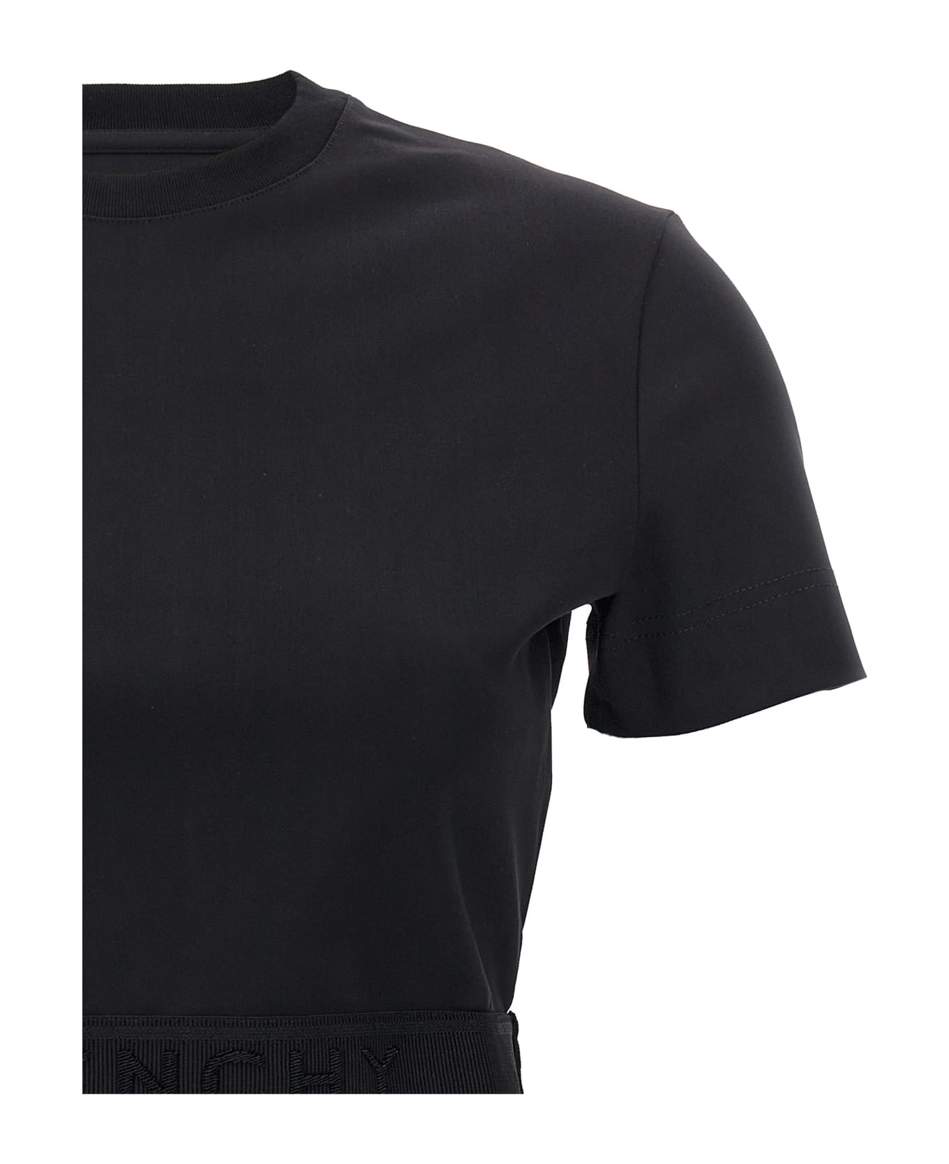Givenchy Cropped T-shirt - Black