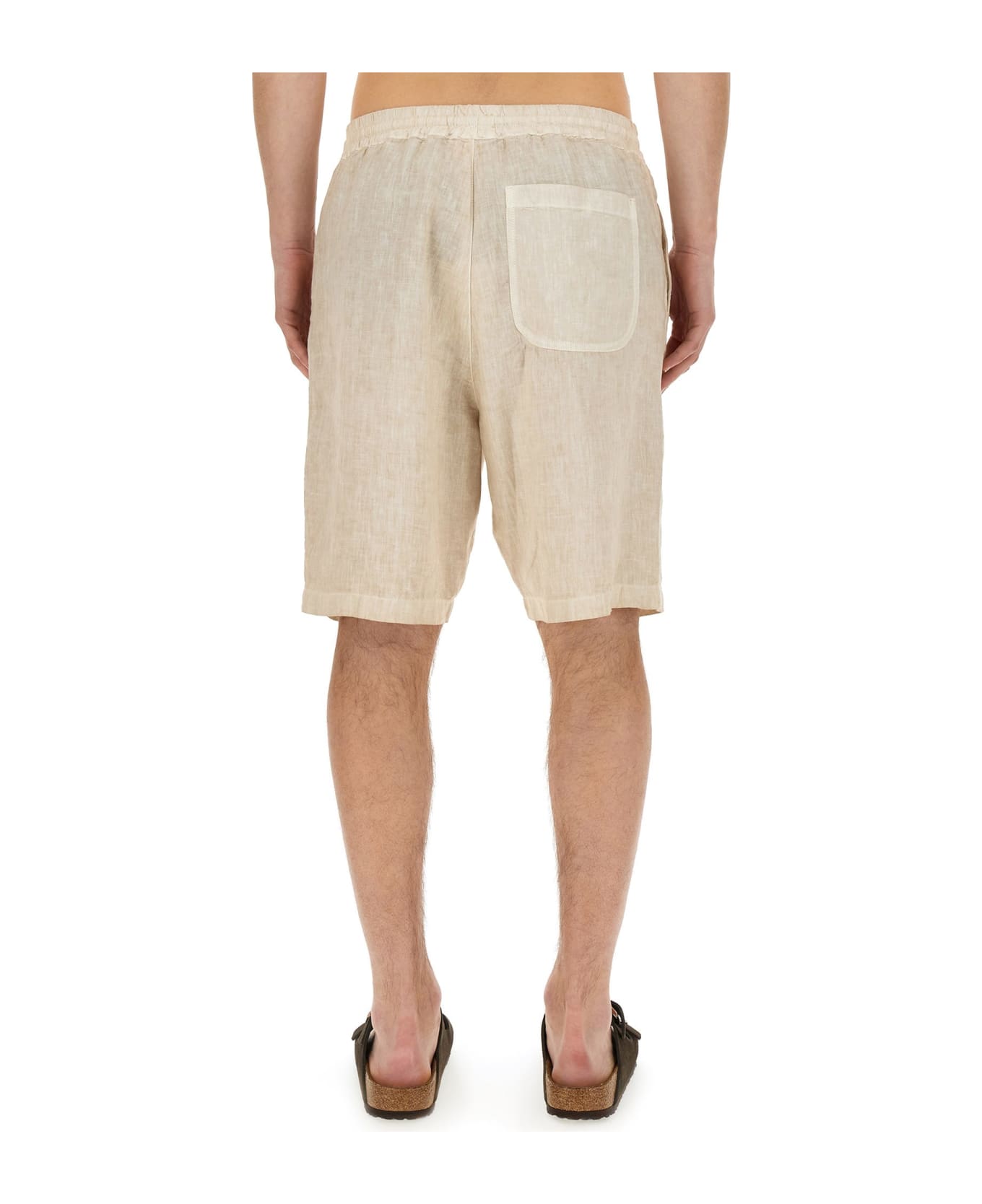 120% Lino Linen Bermuda Shorts