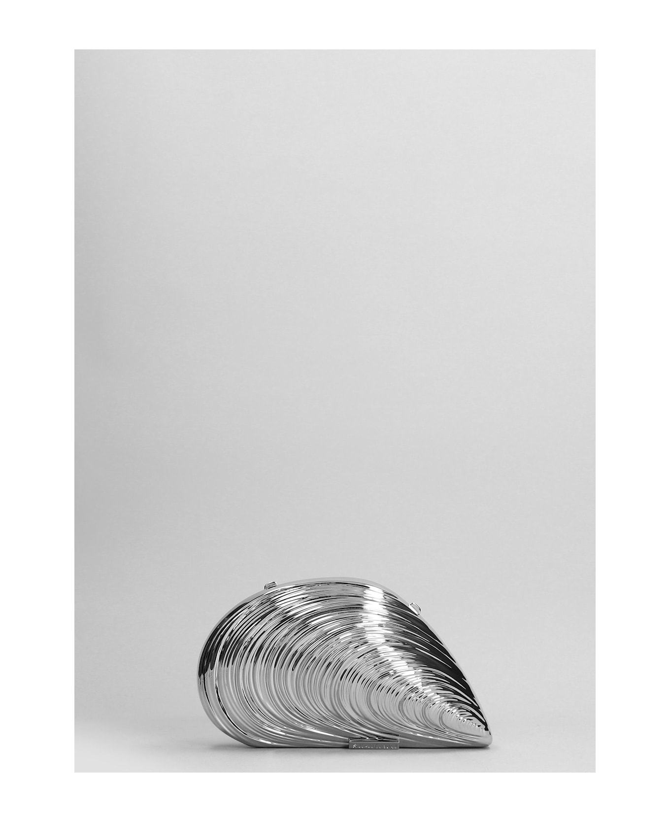 Simkhai Bridget Clutch In Silver Brass - silver
