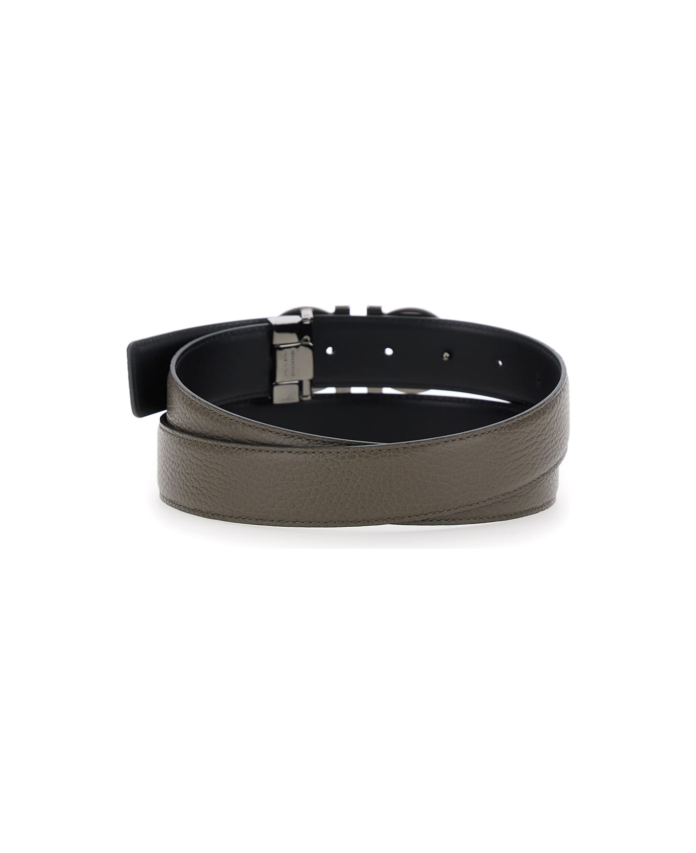 Ferragamo Double Adjus - Black