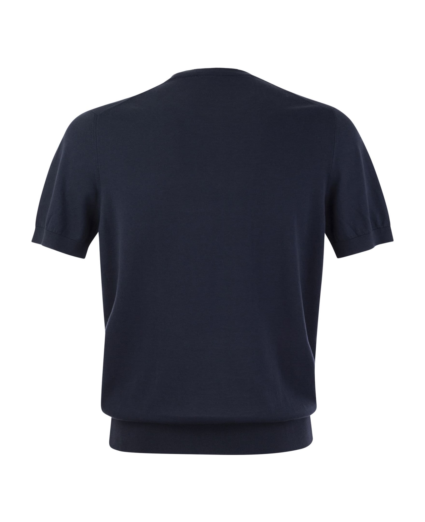 Fedeli Cotton T-shirt - Blue