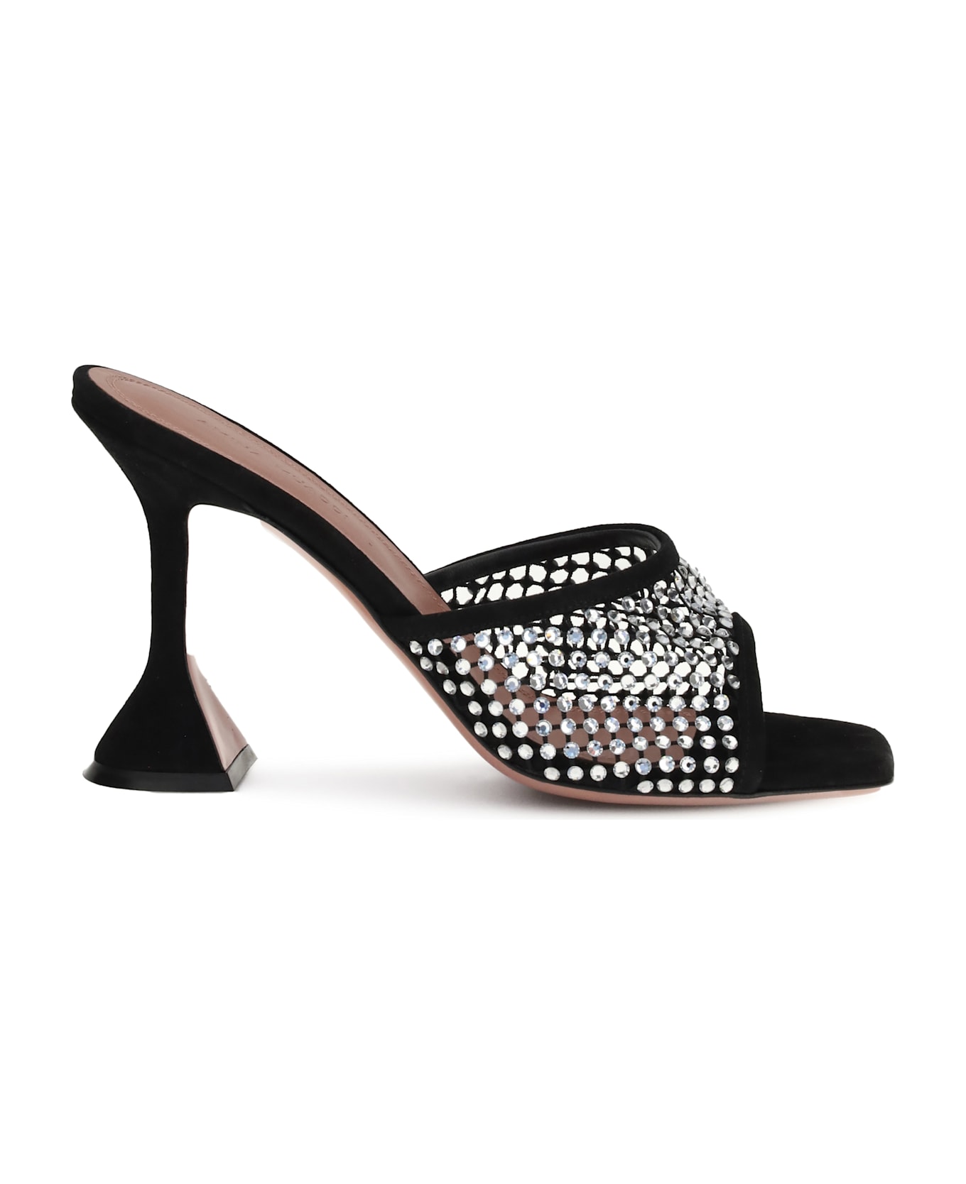 Amina Muaddi Lupita Crystal Sandals