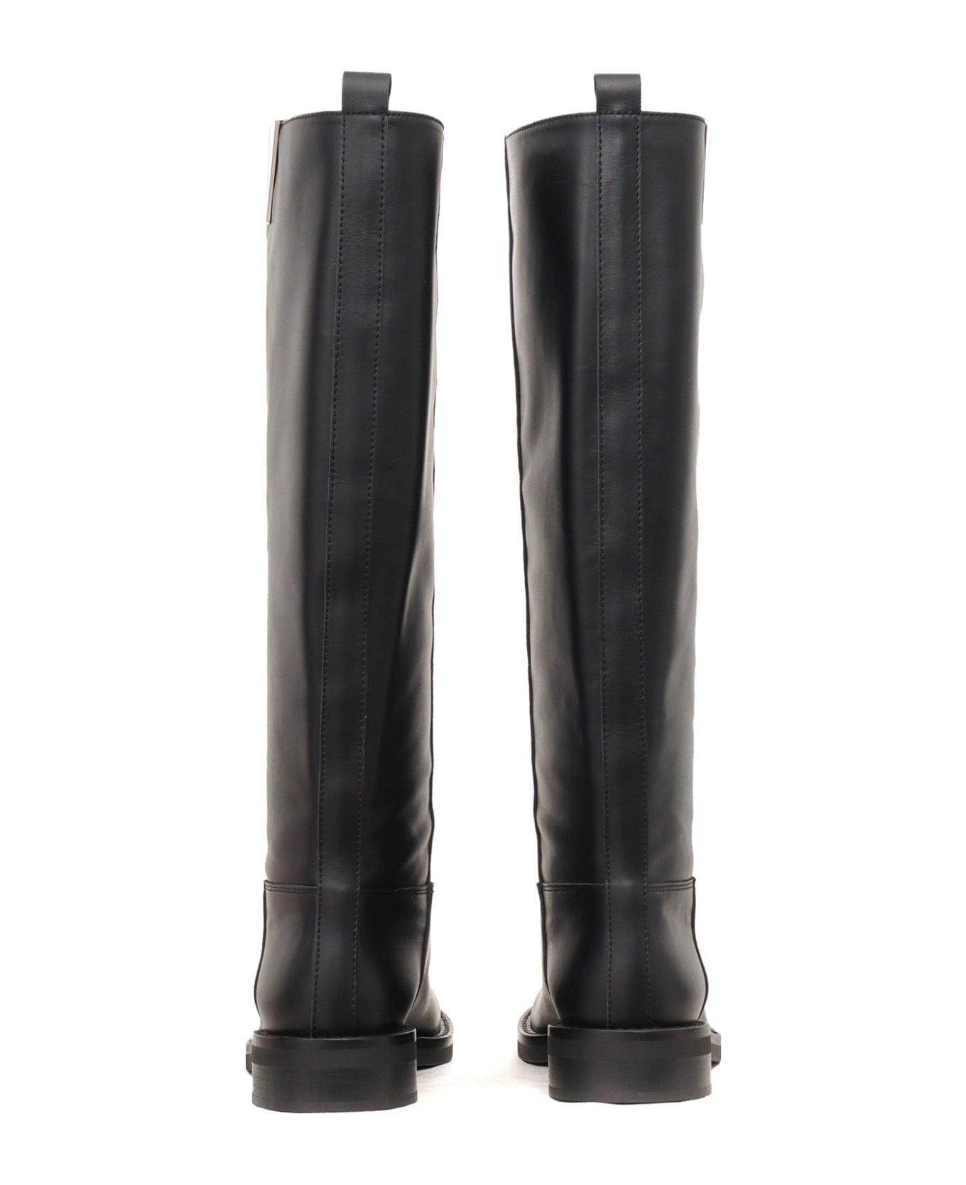 Via Roma 15 High Black Boots | italist Via Roma 15 High Black Boots | italist