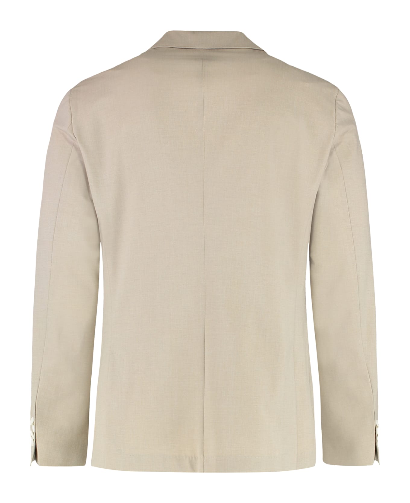 Hugo Boss Single-breasted Two-button Jacket - Sand