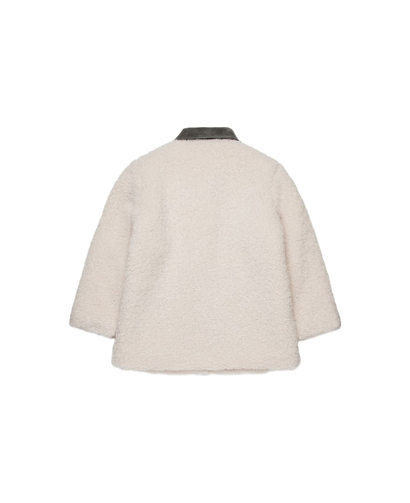 Max&Co. Max&amp;co. Kids Faux Shearling Jacket - White