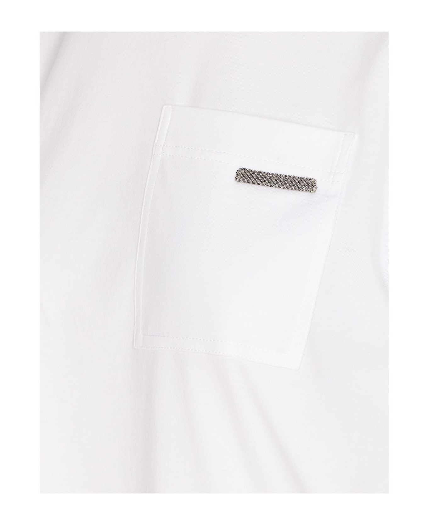 Brunello Cucinelli Monile Logo T-shirt - White