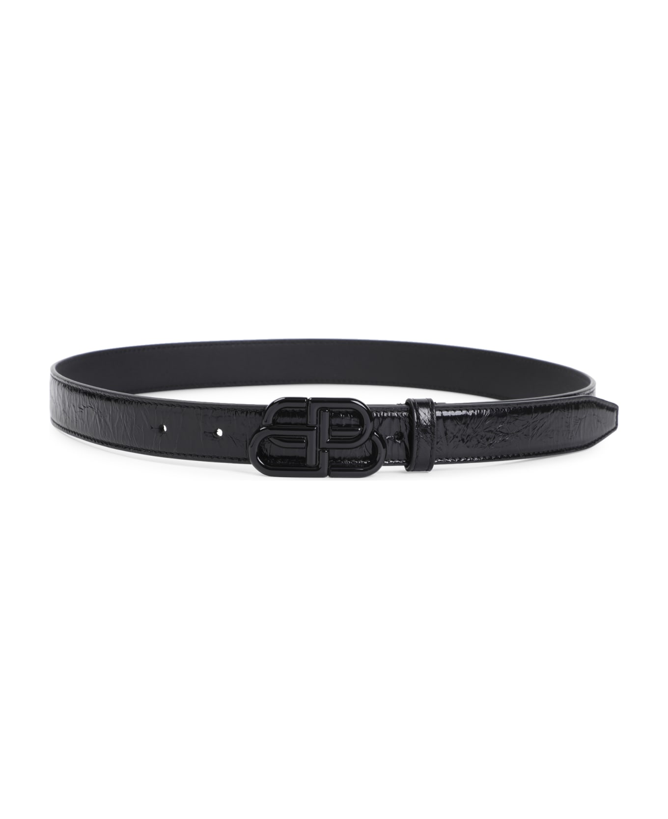 Balenciaga Bb Thin 25 Belt - Black