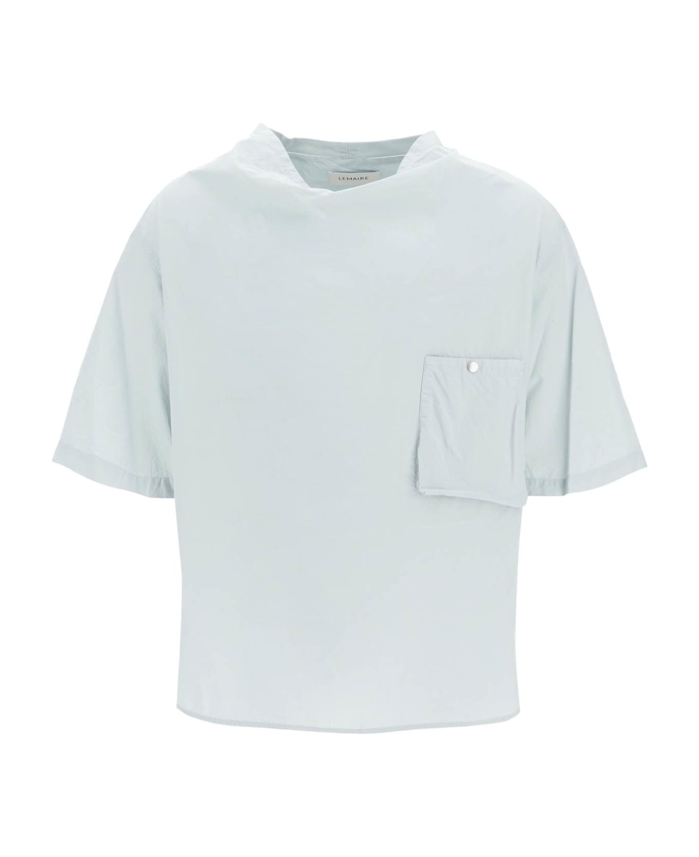 Lemaire Closed Short-sleeved Shirt - CLOUD GREY (Grey)