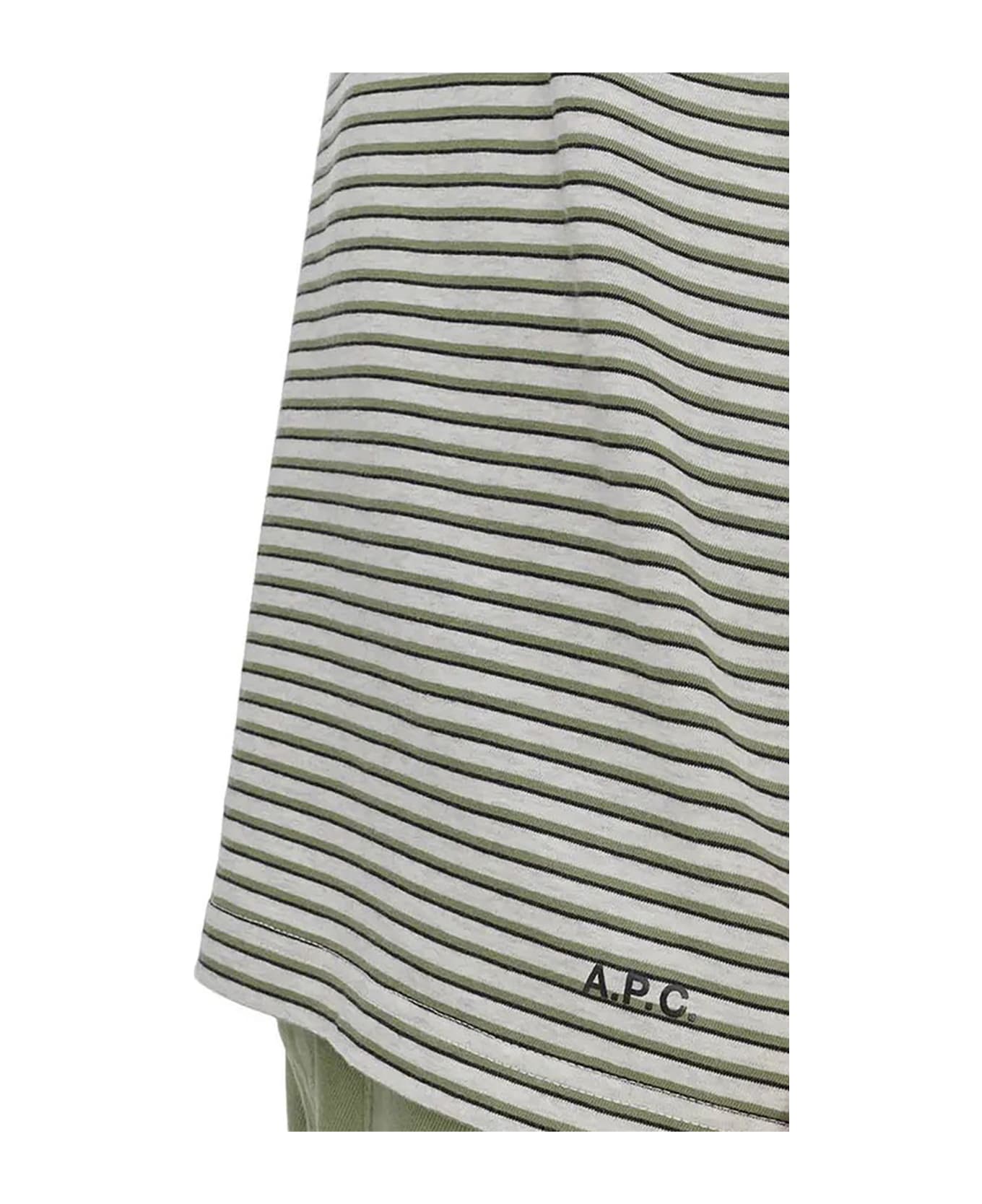 A.P.C. T-shirts And Polos Green - Green シャツ