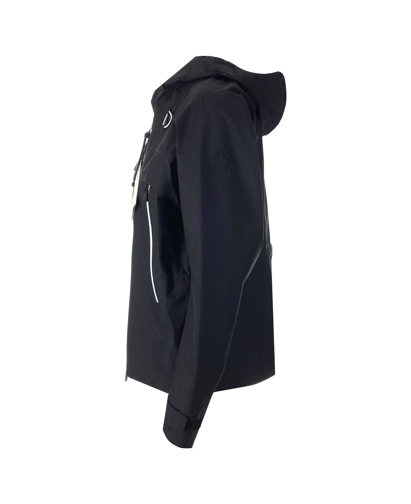 Moncler Grenoble Zip-up Hooded Jacket - Black ジャケット