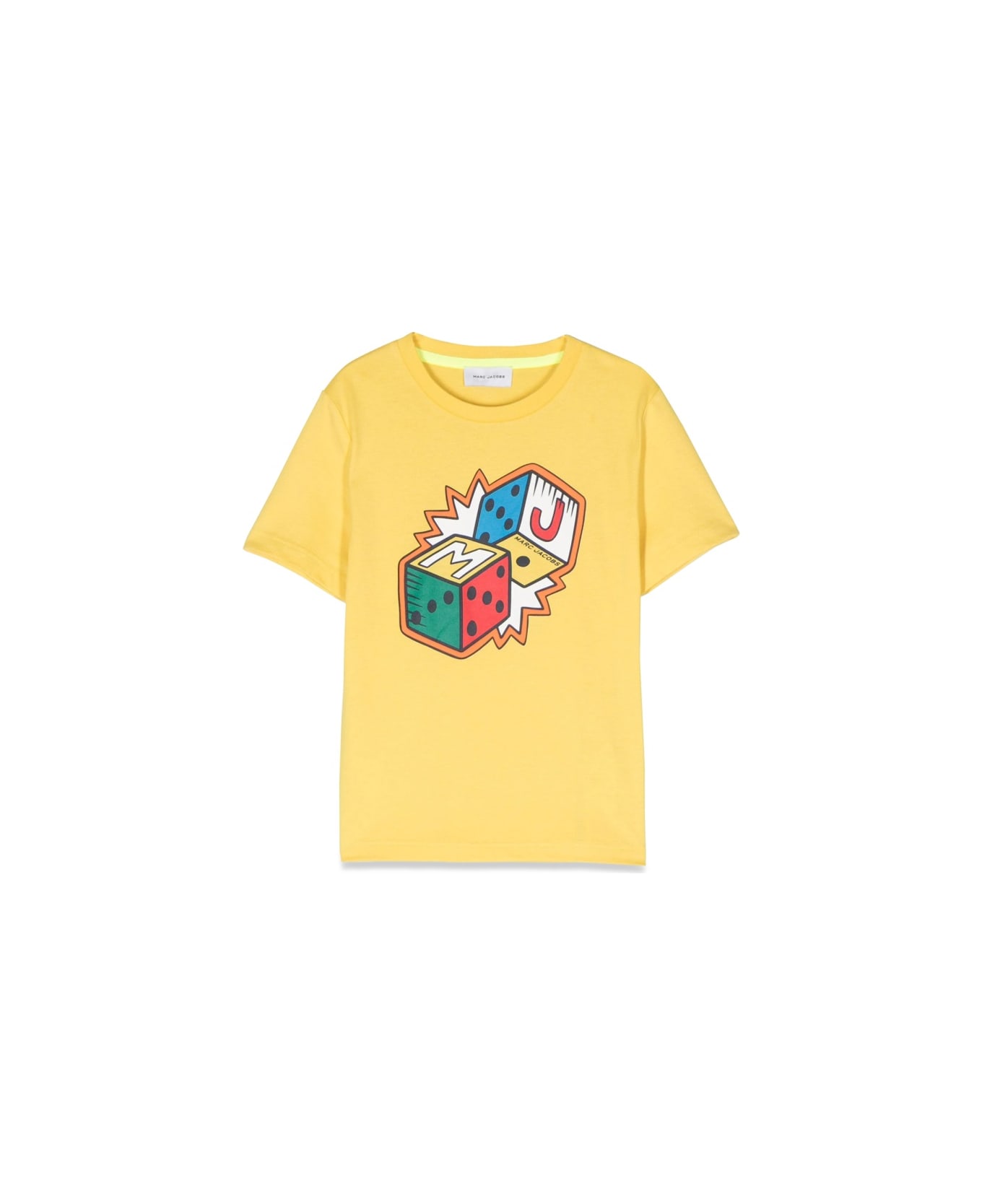 Little Marc Jacobs T-shirt Mc Dice - YELLOW Tシャツ＆ポロシャツ