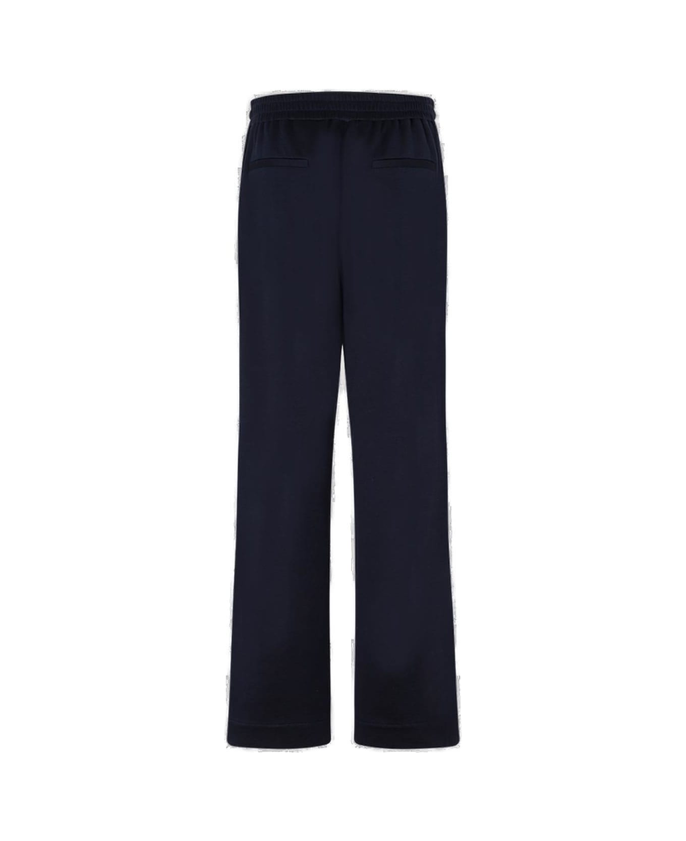 Brunello Cucinelli Drawstring Waistband Relaxed-fit Pants - Blue