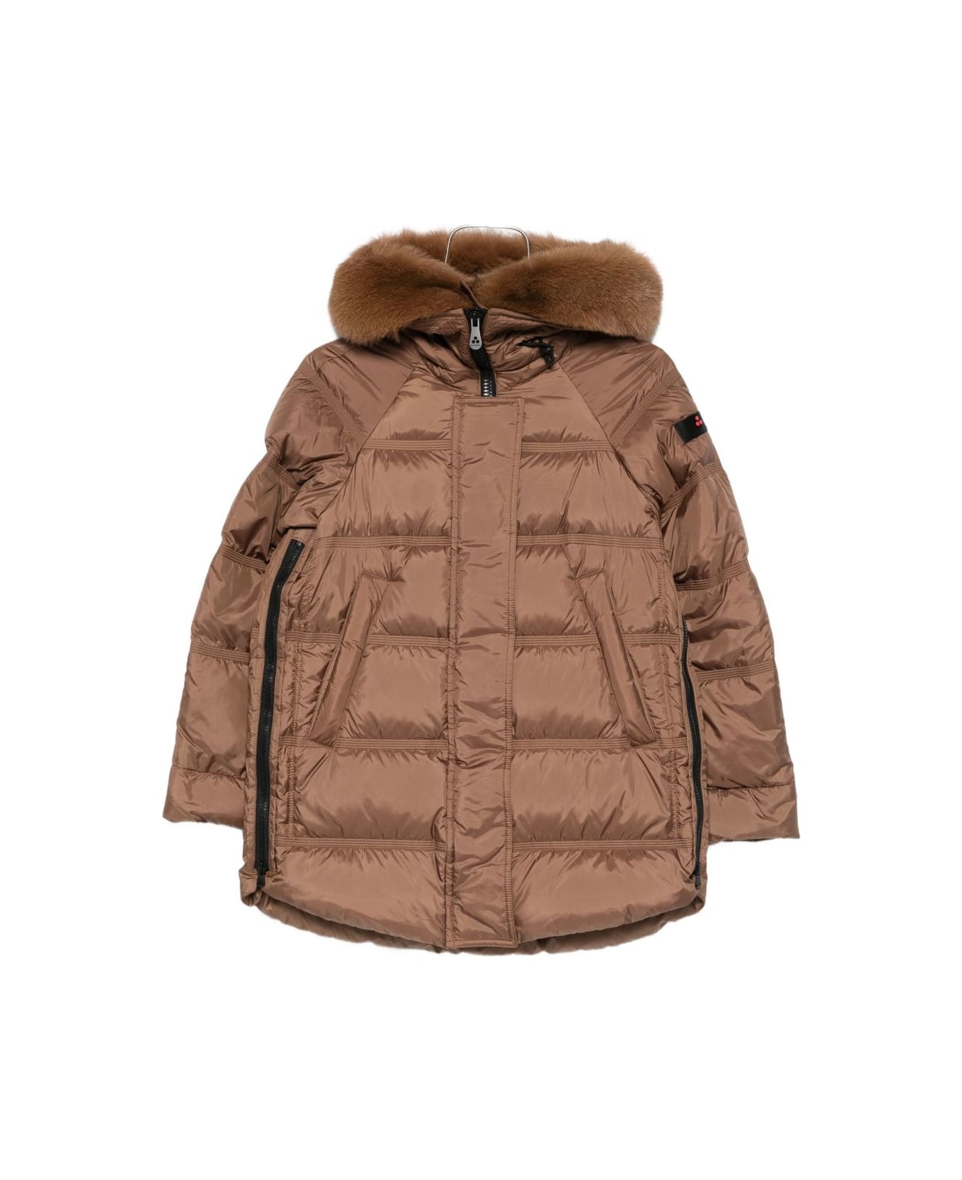 Peuterey Takan Midi Down Jacket - Brown