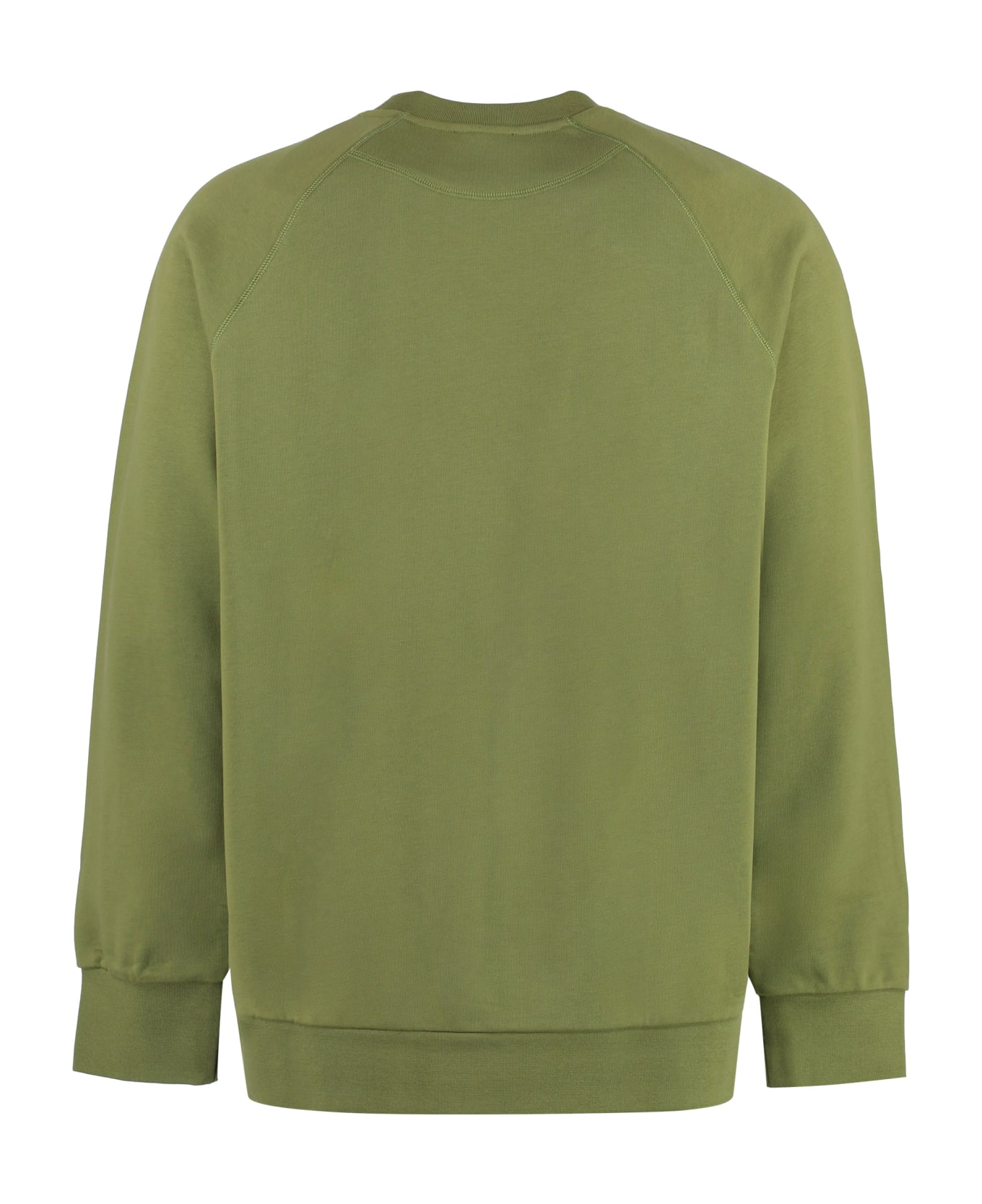 A.P.C. Cotton Crew-neck Sweatshirt - green フリース