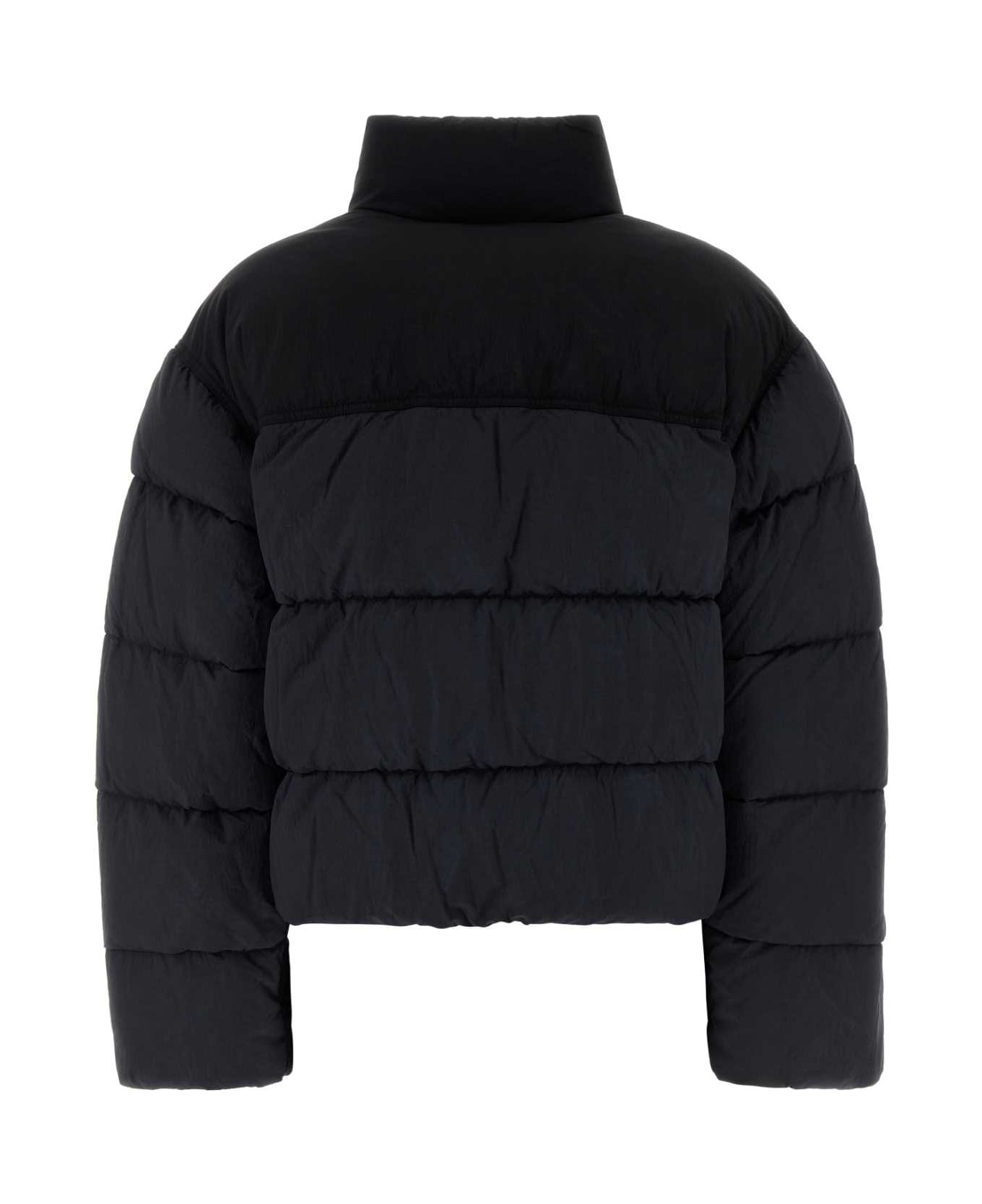 Alexander Wang Black Nylon Down Jacket - WASHEDGRAPHITE