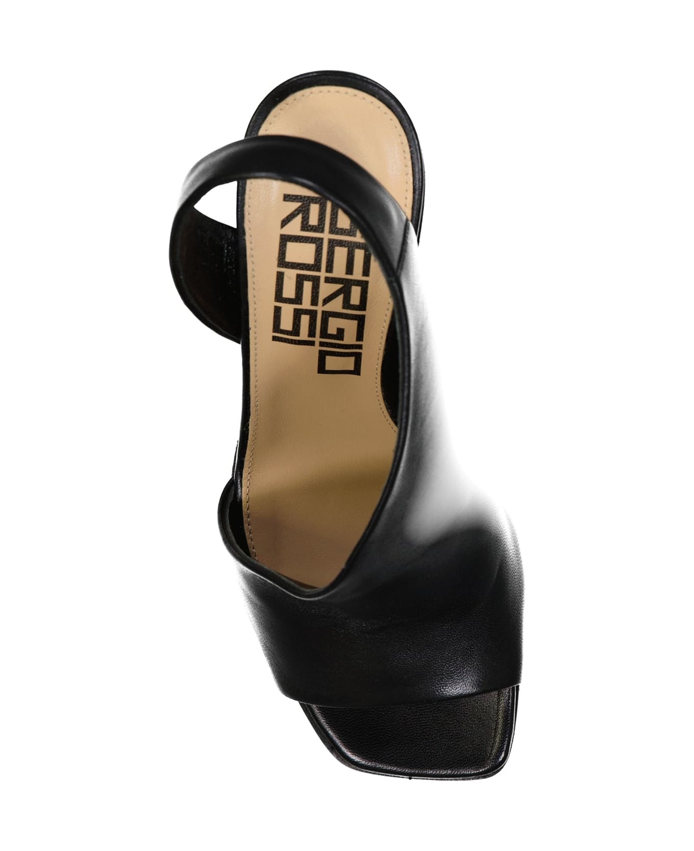 Sergio Rossi Leather Sandals - Black