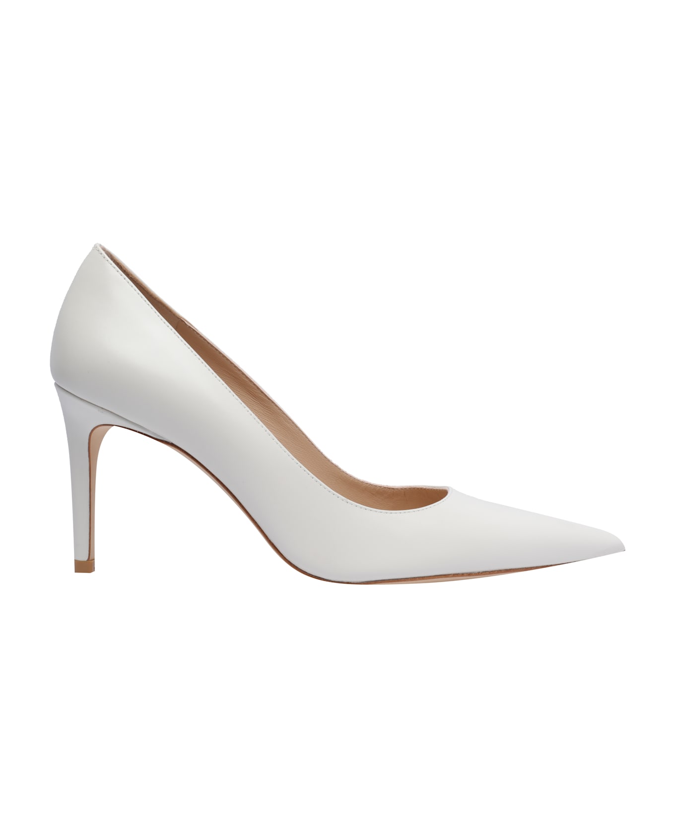 Stuart Weitzman Stuart Power Pumps - White