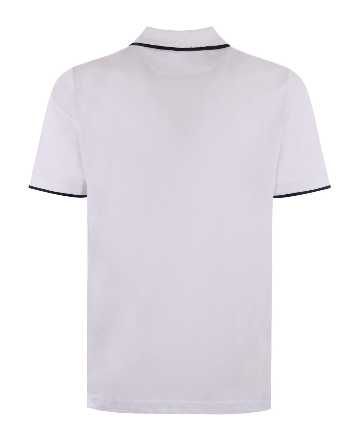 Fay Polo T-shirt In Cotton - Bianco ポロシャツ