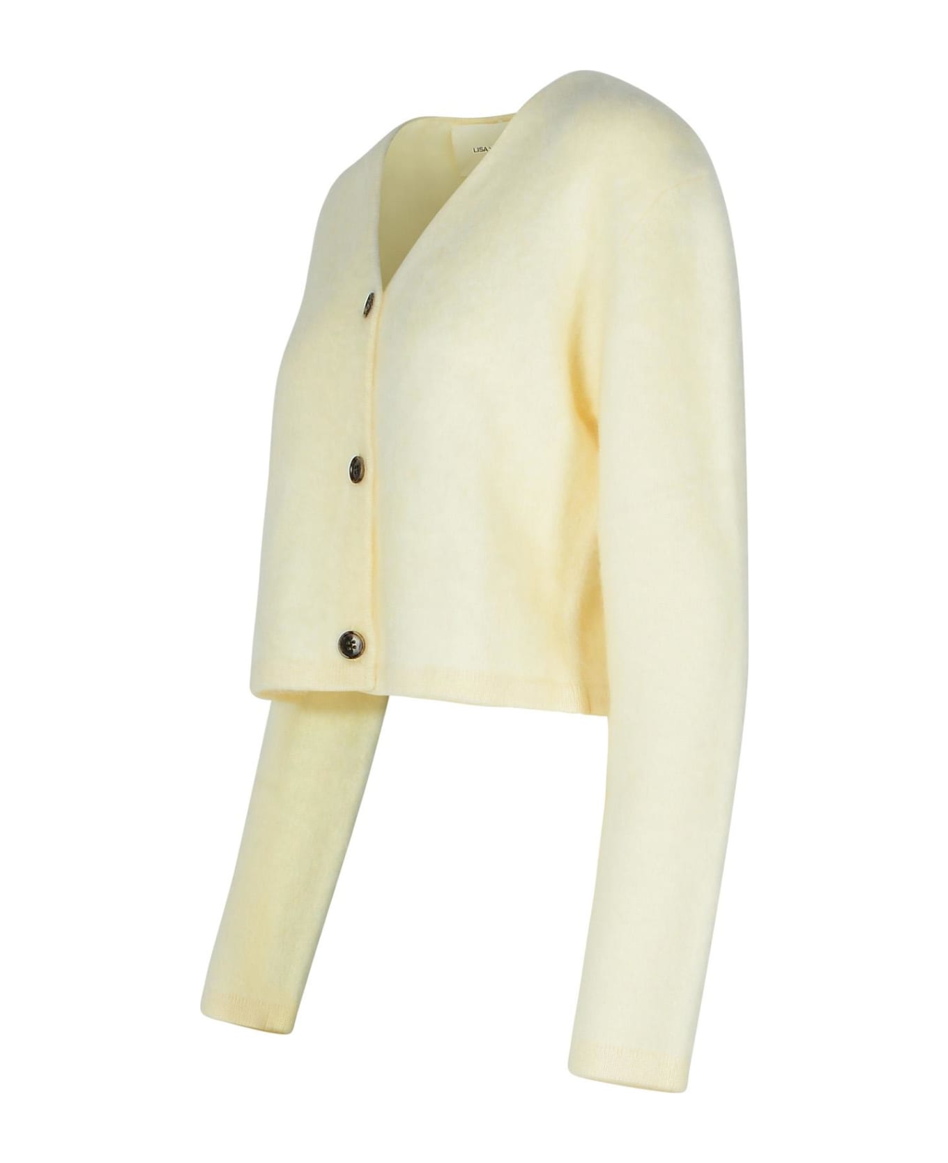 Lisa Yang 'filippa' Cream Cashmere Cardigan - Cream