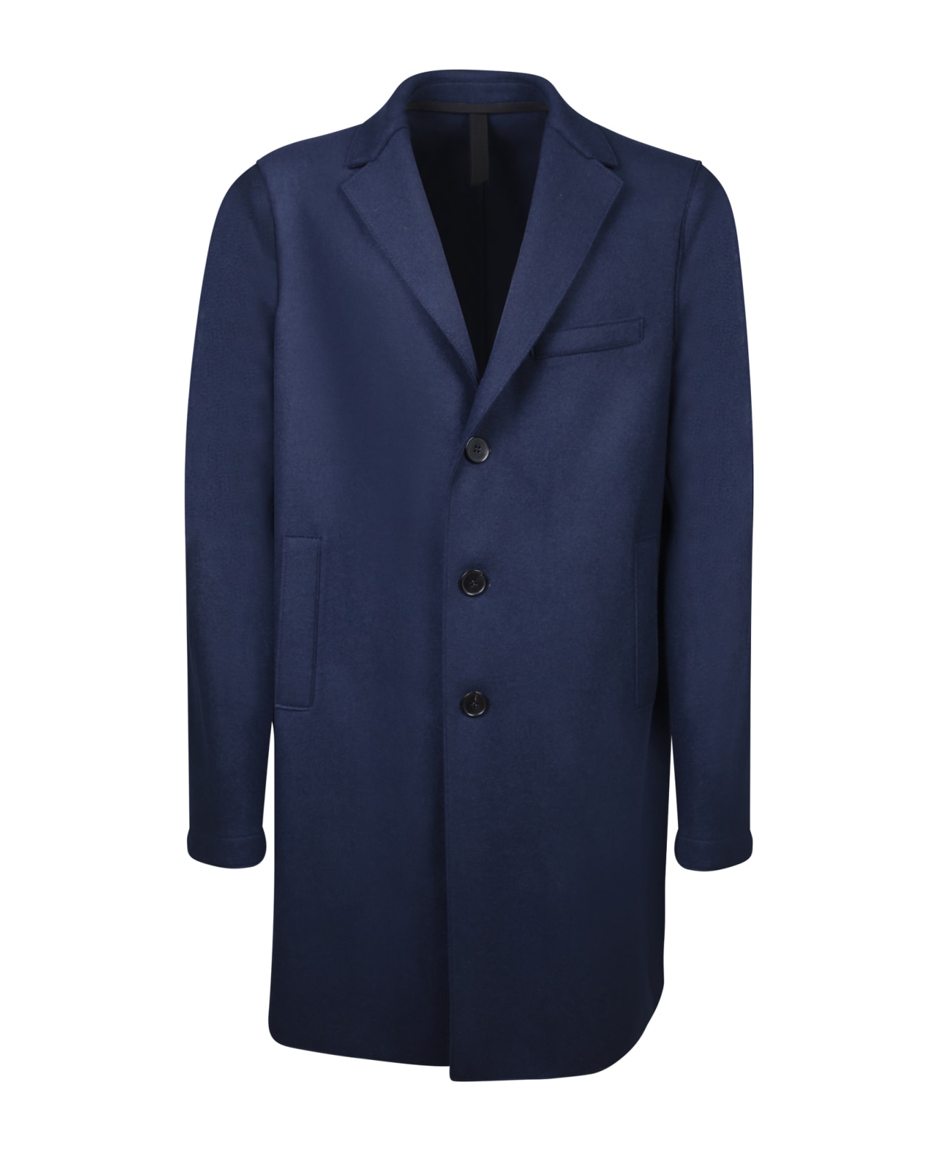 Harris Wharf London Boxy Cashmere Blue Coat - Blue コート