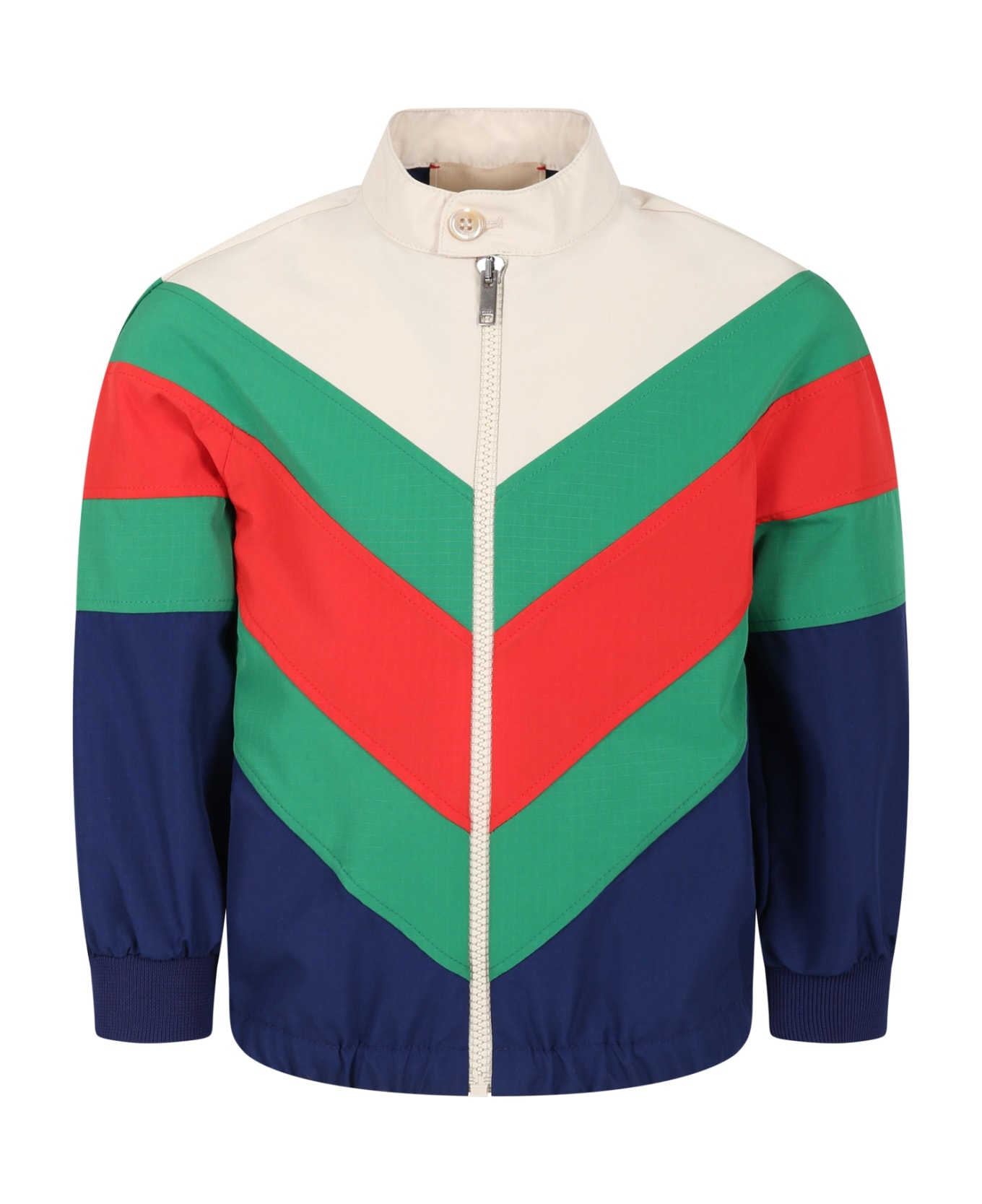 Gucci Multicolor For Kids With Web Detail - Multicolor