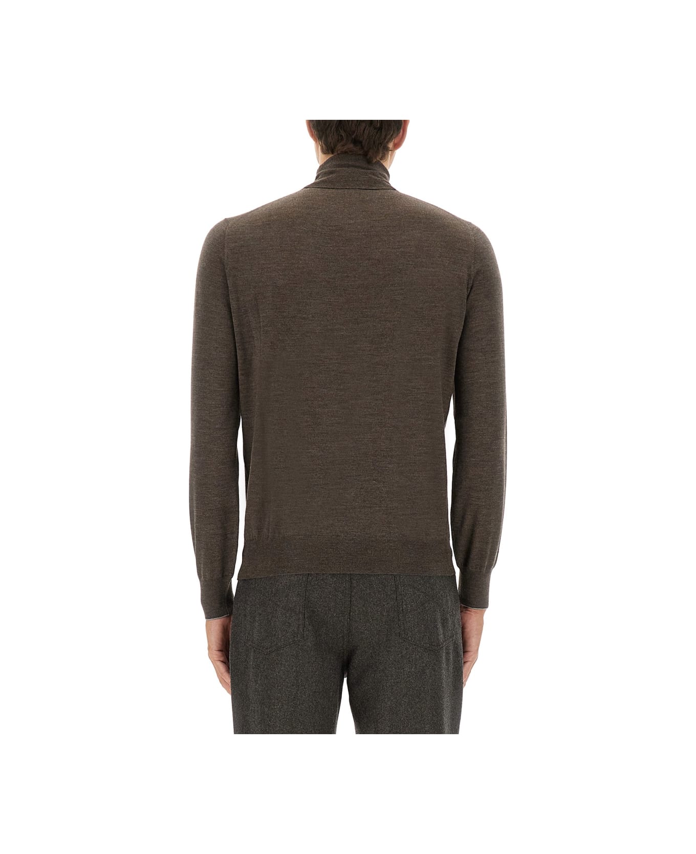 Brunello Cucinelli Turtleneck Shirt - BROWN