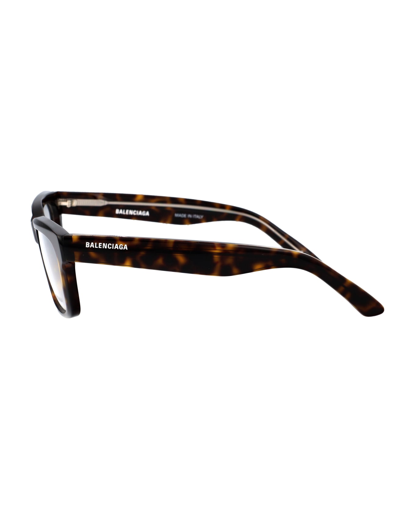 Balenciaga Eyewear Bb0343o Glasses - 002 HAVANA HAVANA TRANSPARENT