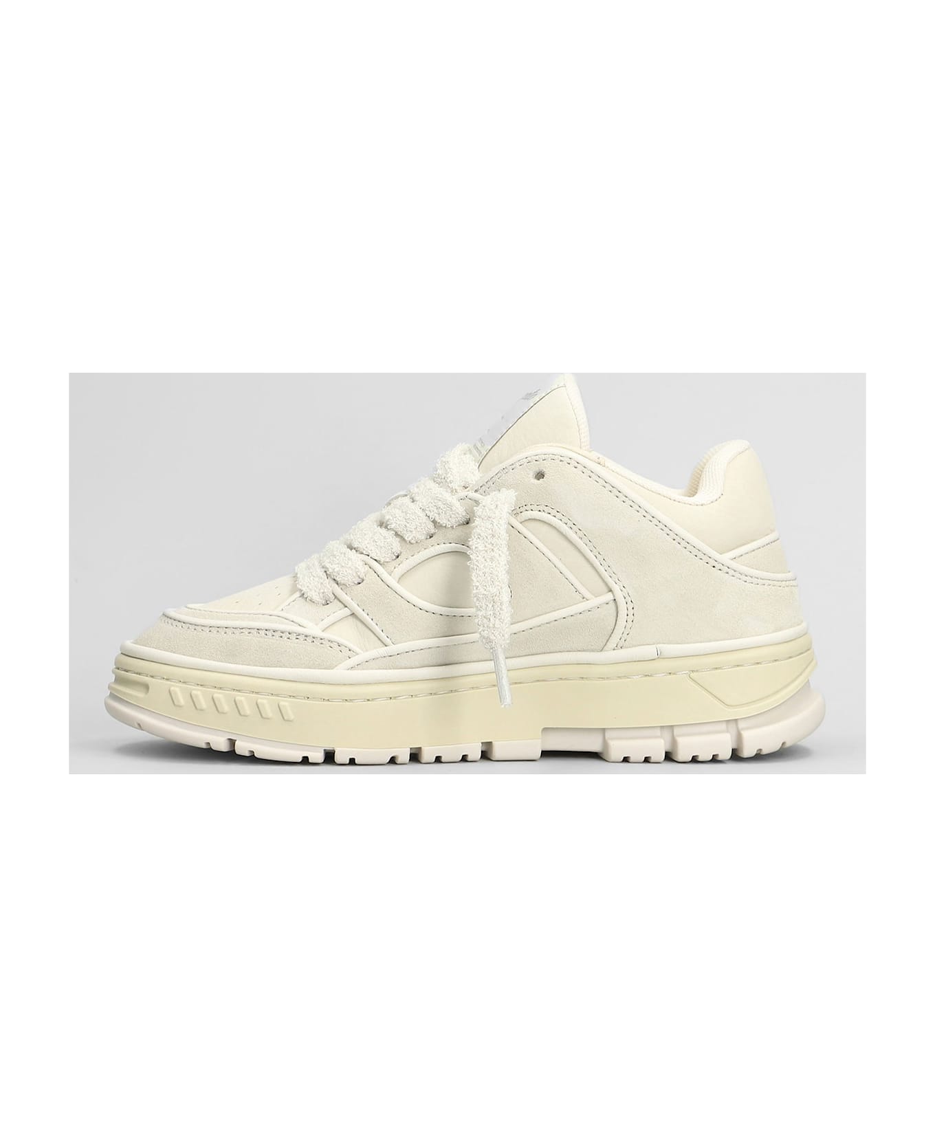 Axel Arigato Area Lo Sneaker Sneakers In Beige Suede And Leather - beige