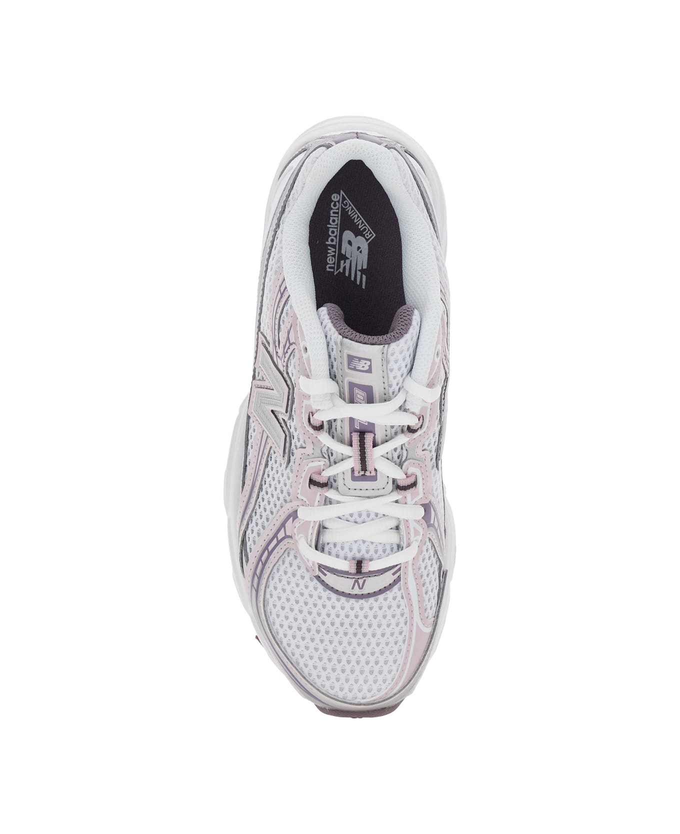 New Balance Pink Low Top Sneakers With Logo Patch On Side And Tongue And Perforated Panels In Tech Fabric Unisex - Pink