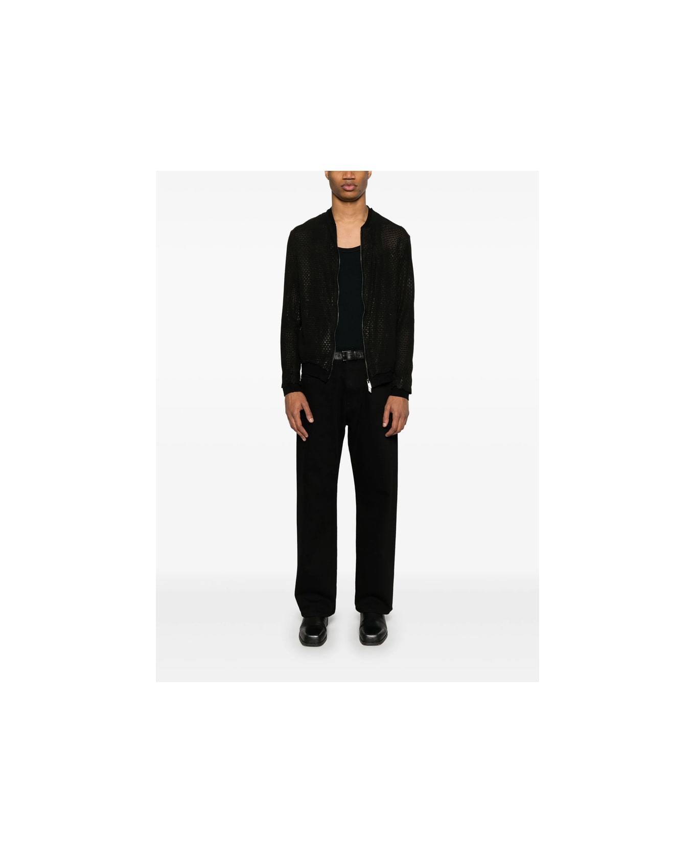 Salvatore Santoro Leather Outerwear - BLACK