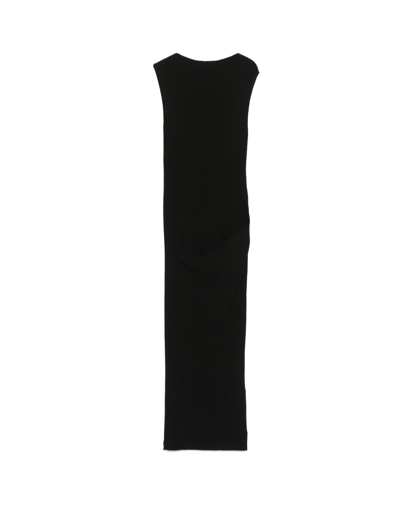 Rick Owens Knitted Long Dress - Black