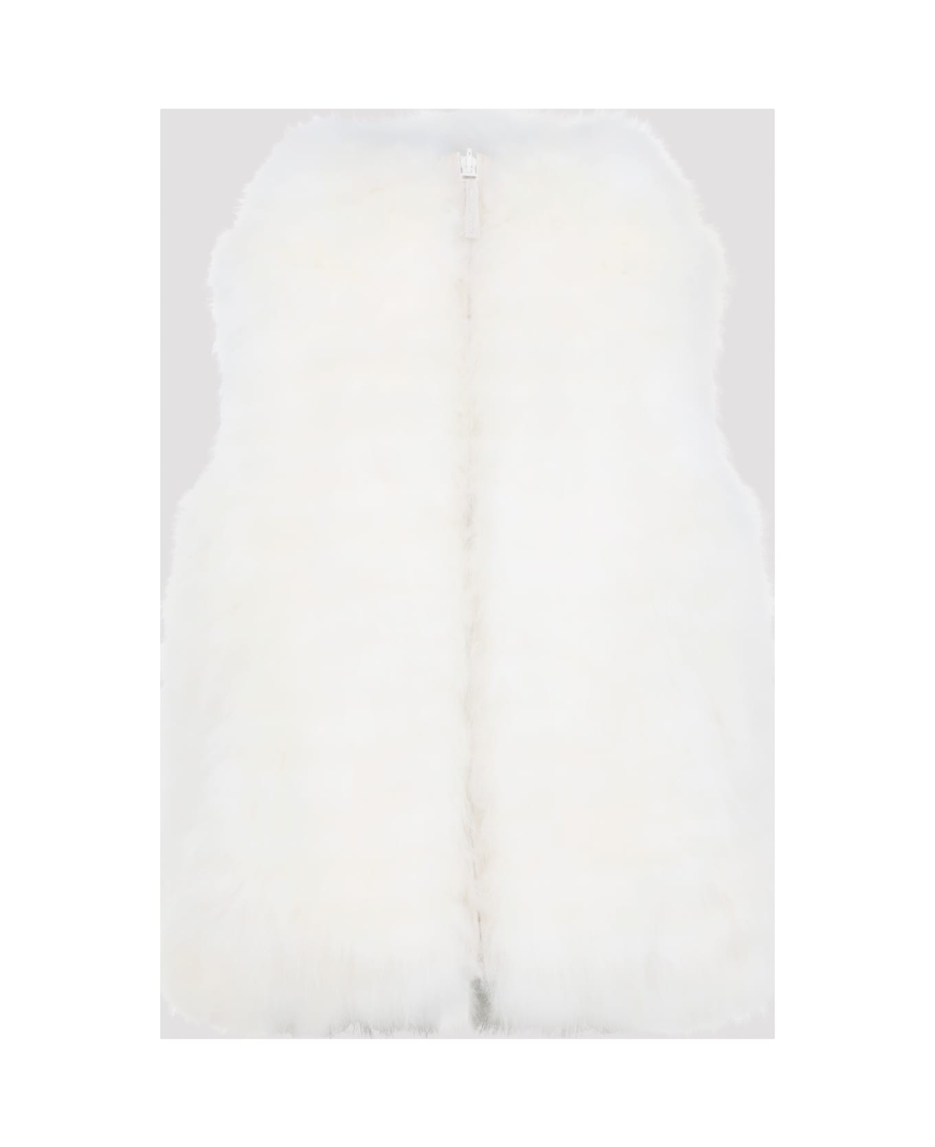 Yves Salomon Lamb Gilet - Mont Blanc