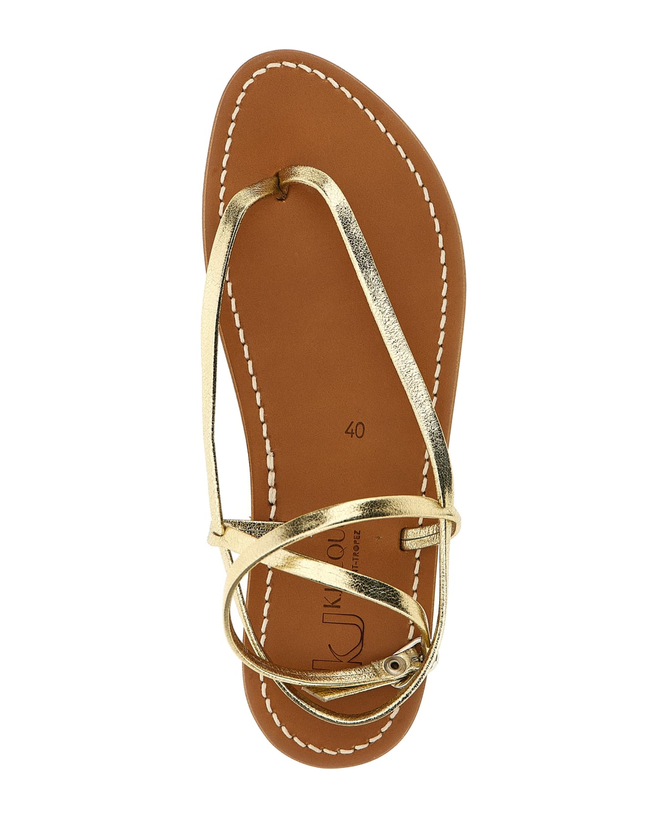 K.Jacques 'delta' Sandals - Gold