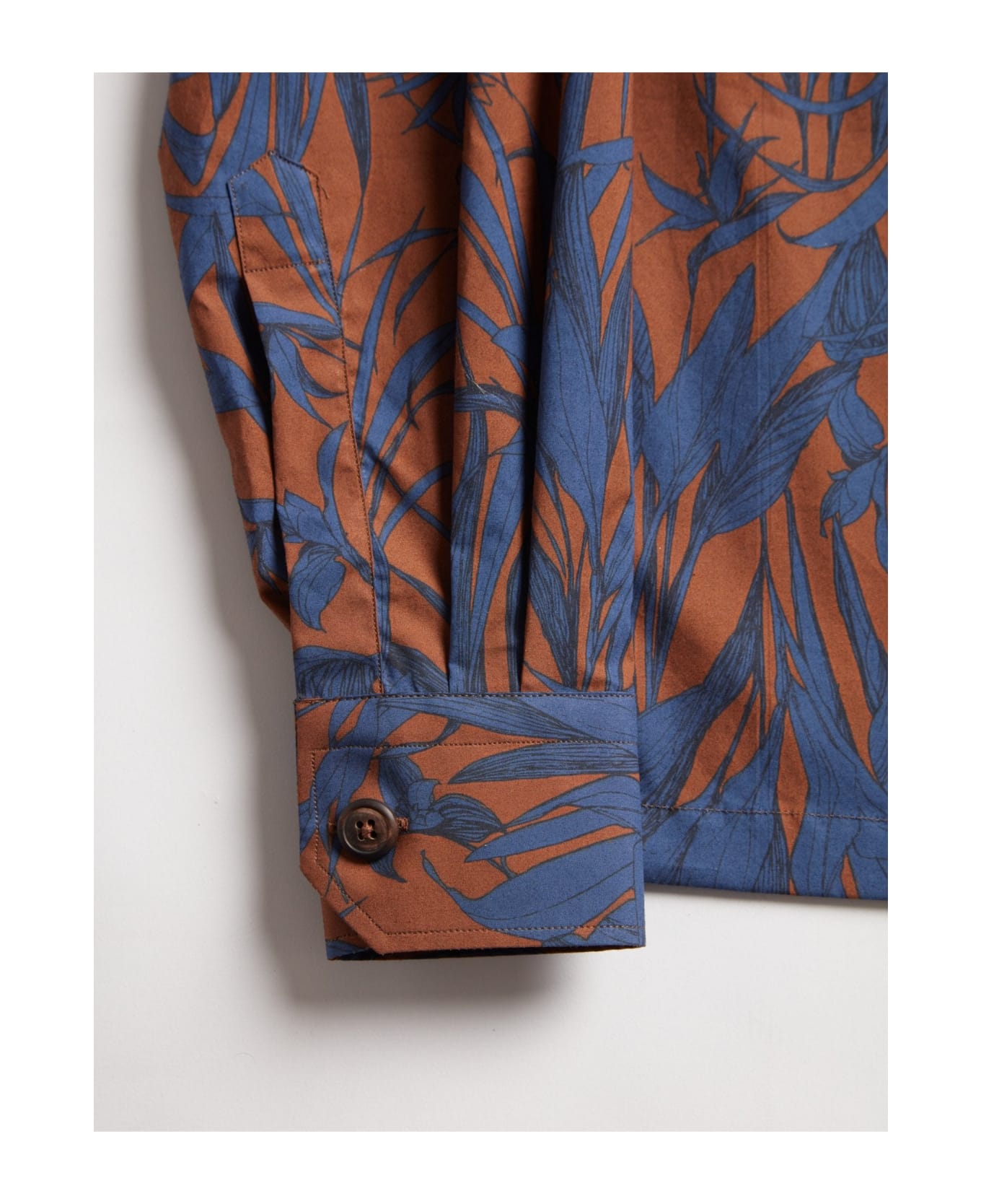 doppiaa Aabba Flower Print Overshirt