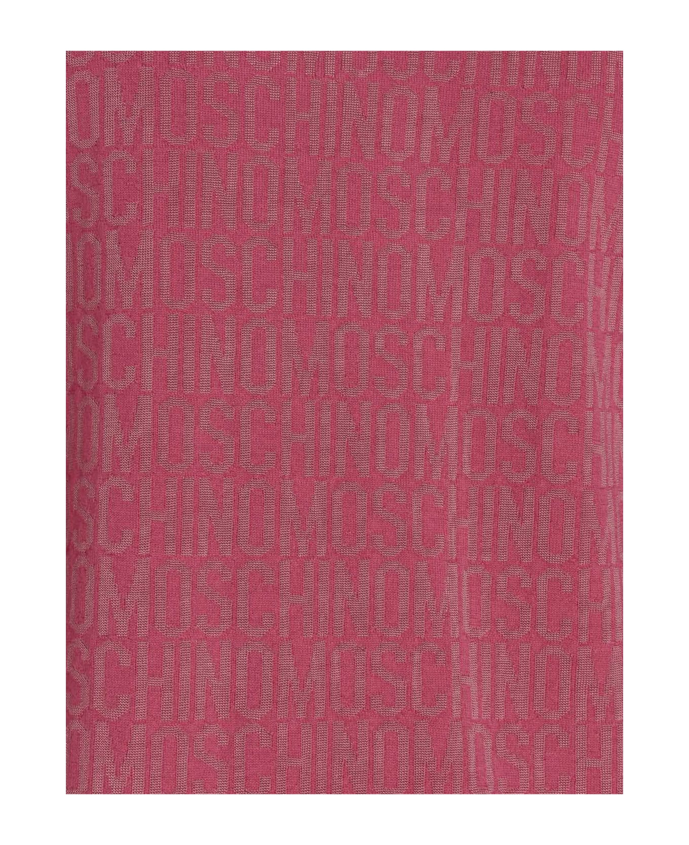 Moschino 'monogram' Cardigan - Fuchsia
